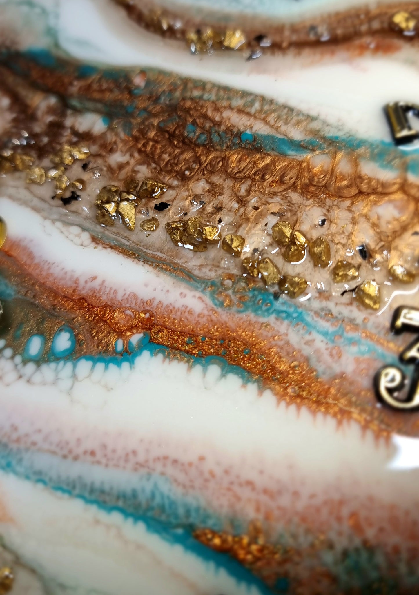 Epoxy Resin Wall Clock Regular (ab1658)