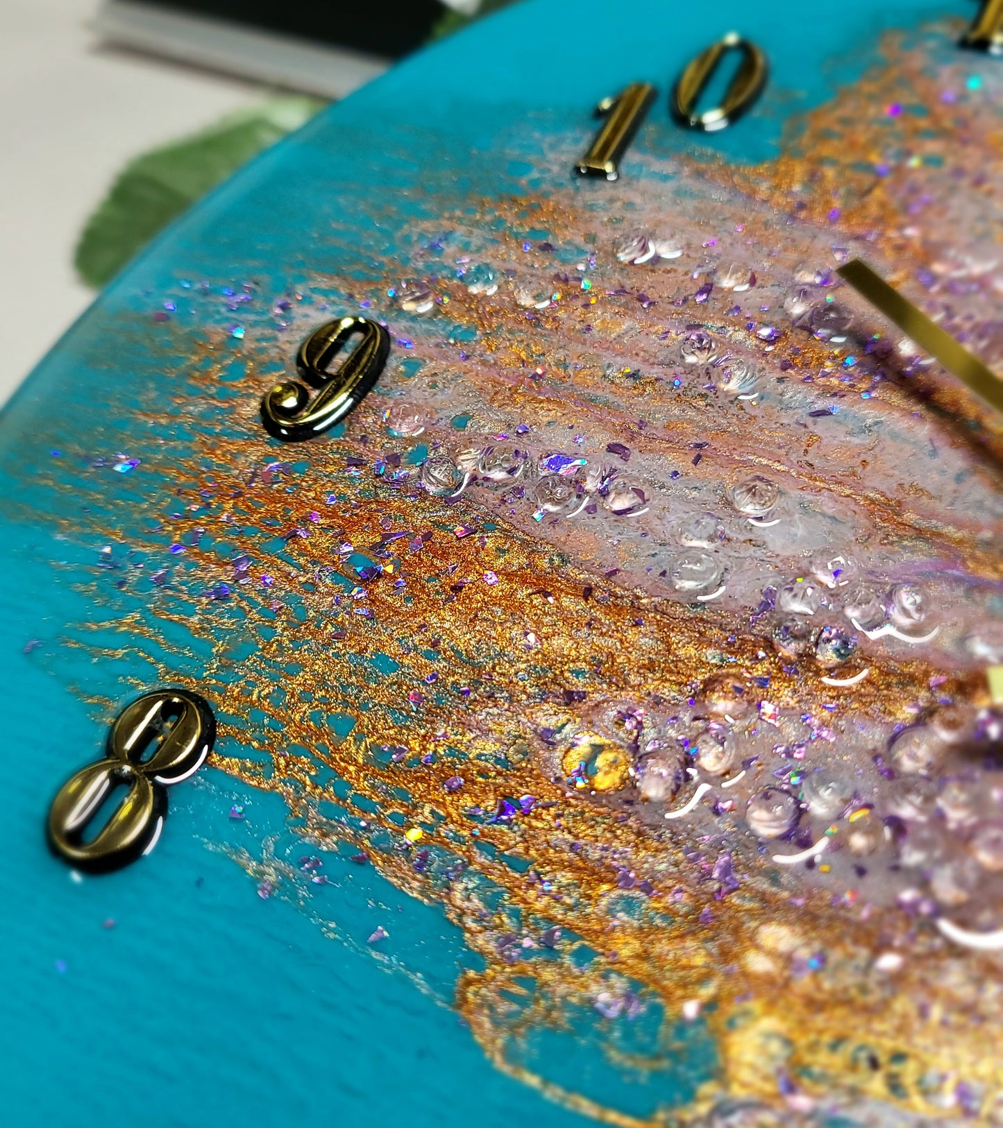 Epoxy Resin Wall Clock Regular (ab1725)