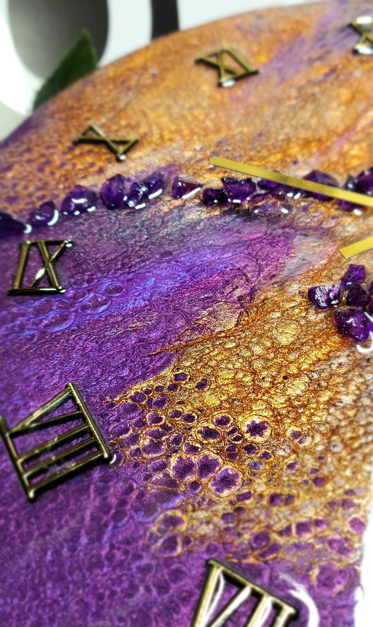 Epoxy Resin Wall Clock Regular (ab1722)