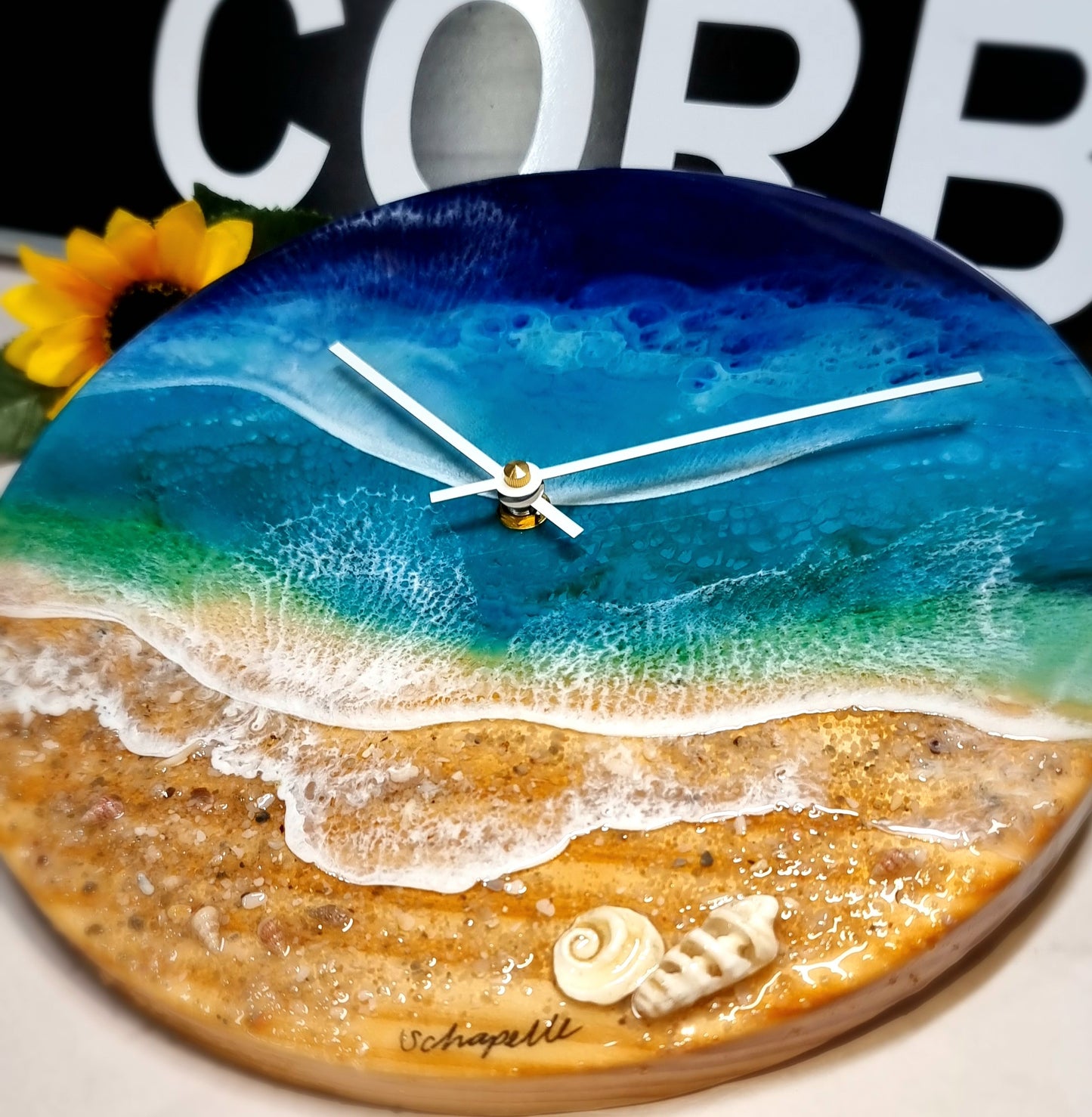 Epoxy Resin Wall Clock Regular (ab1640)
