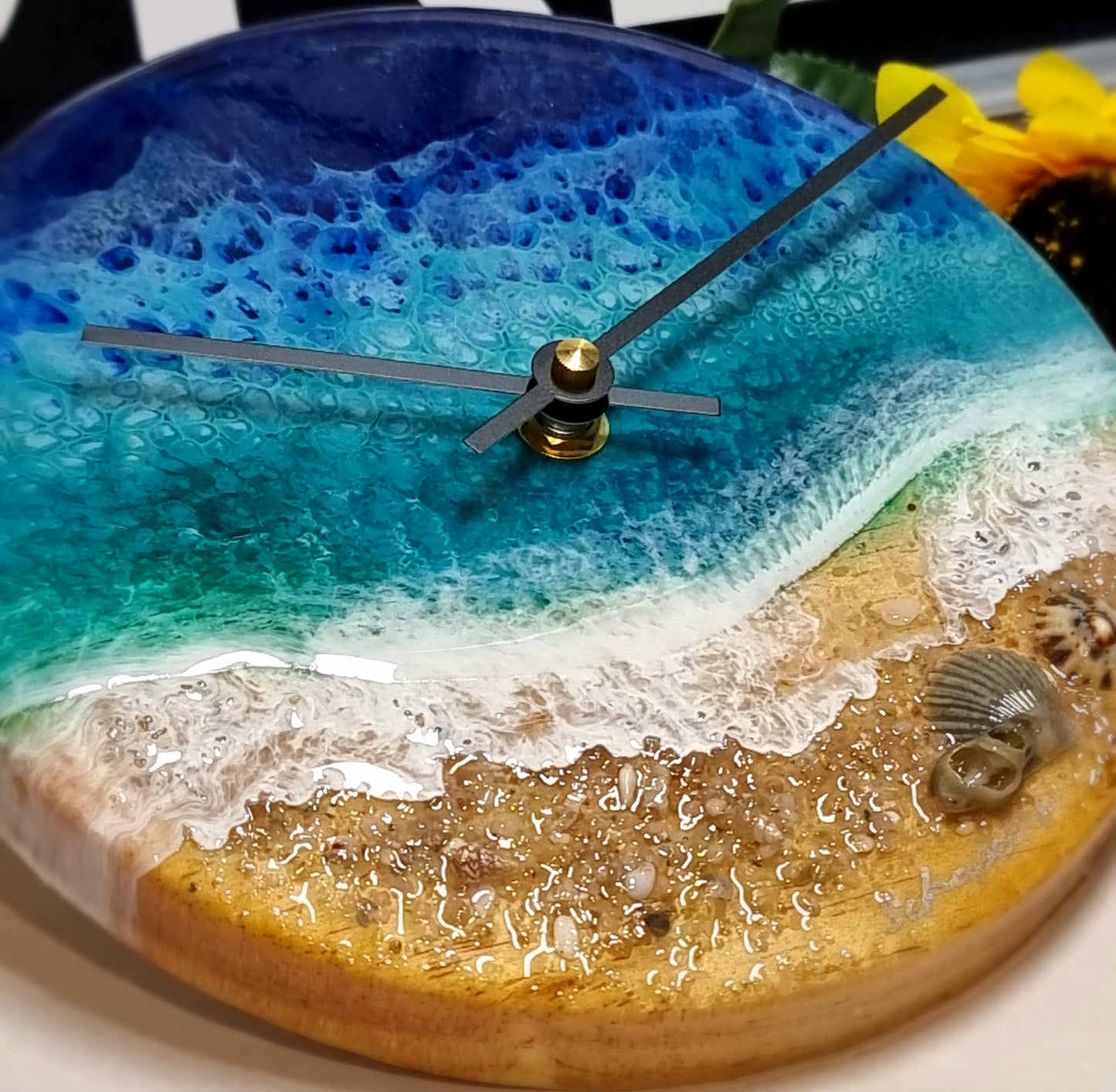 Epoxy Resin Wall Clock Small (ab1678)