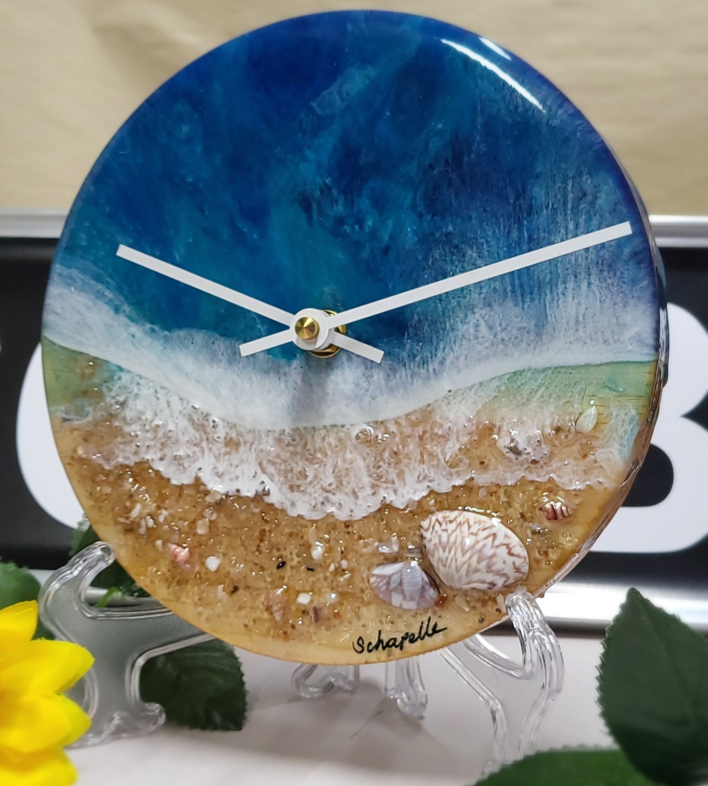 Epoxy Resin Wall Clock Small (ab1735)