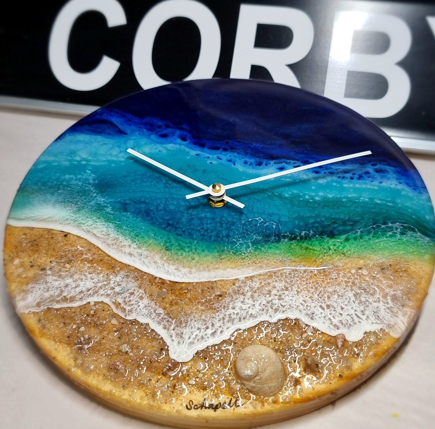 Epoxy Resin Wall Clock Regular (ab1682)