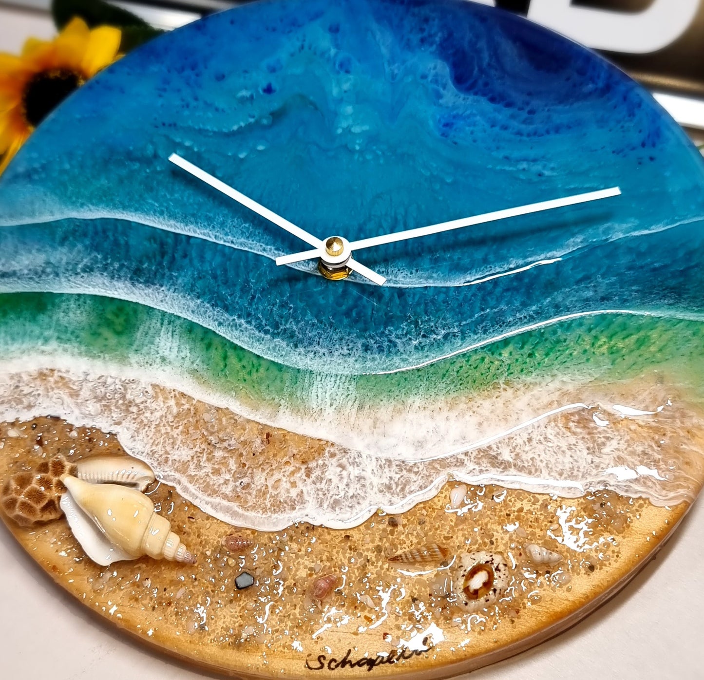 Epoxy Resin Wall Clock Regular (ab1641)