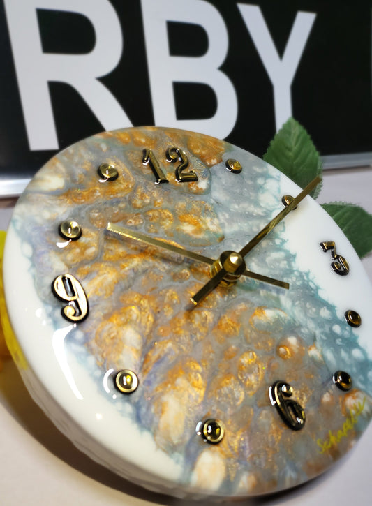 Epoxy Resin Wall Clock Small (ab1796)