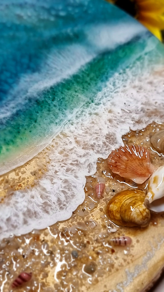 Epoxy Resin Wall Clock Regular (ab1673)