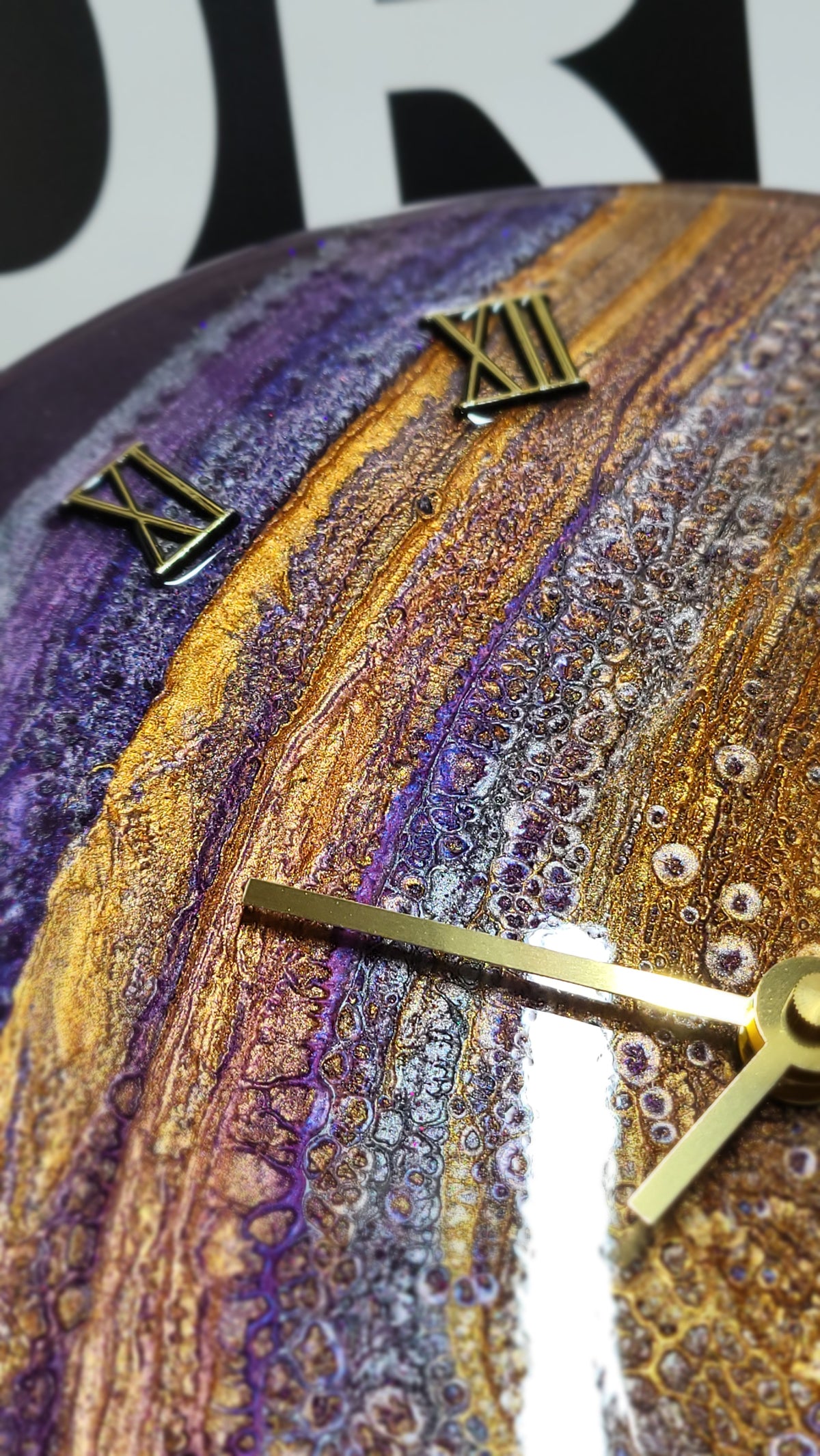Epoxy Resin Wall Clock Regular (ab1799)