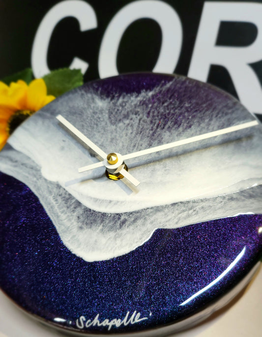 Epoxy Resin Wall Clock Small (ab1705)