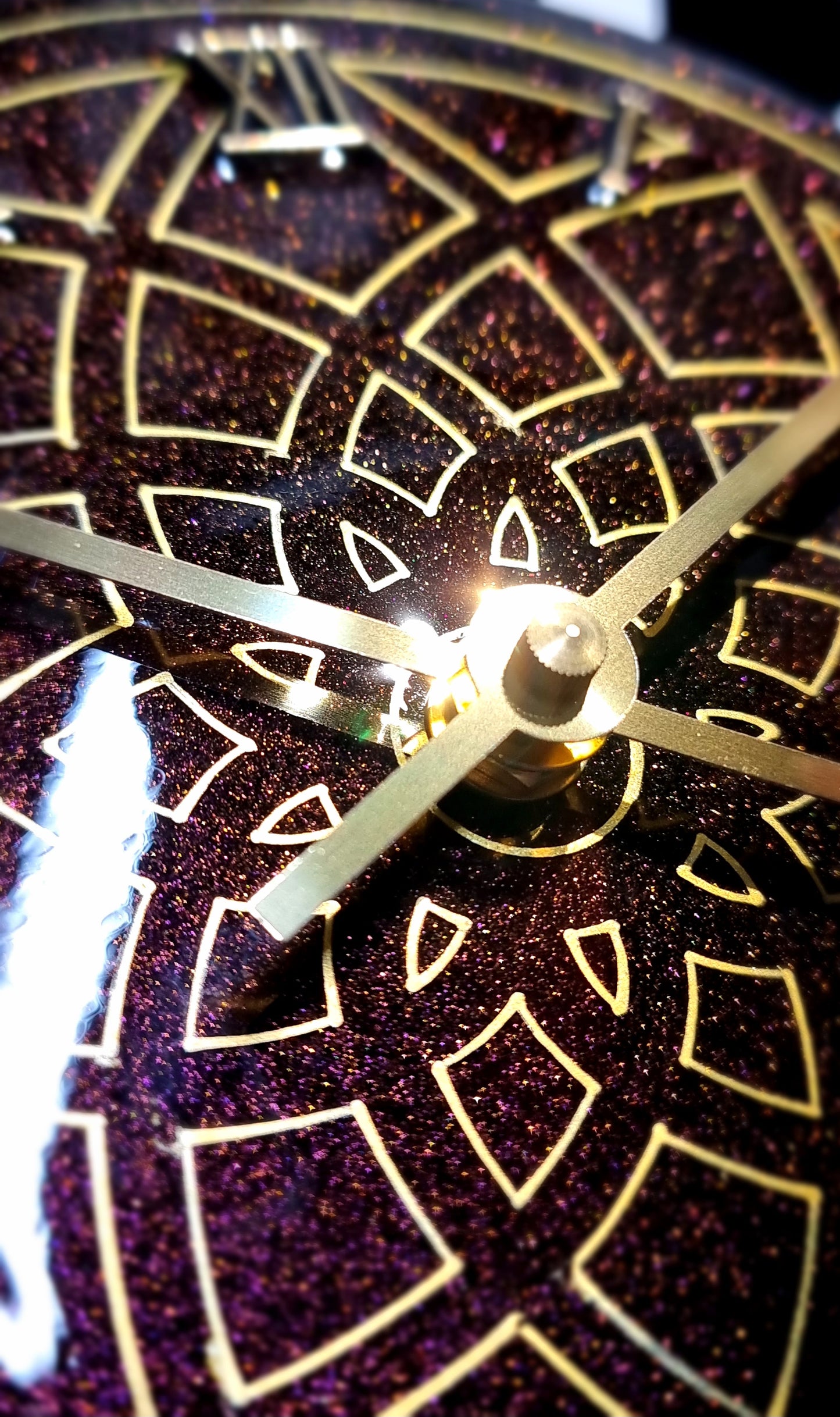 Epoxy Resin Wall Clock Small (ab1581)