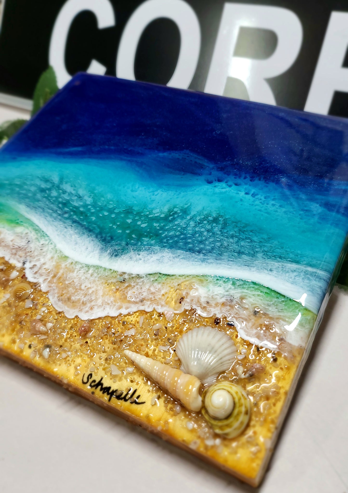 Epoxy Resin Ocean Art (ab1713)