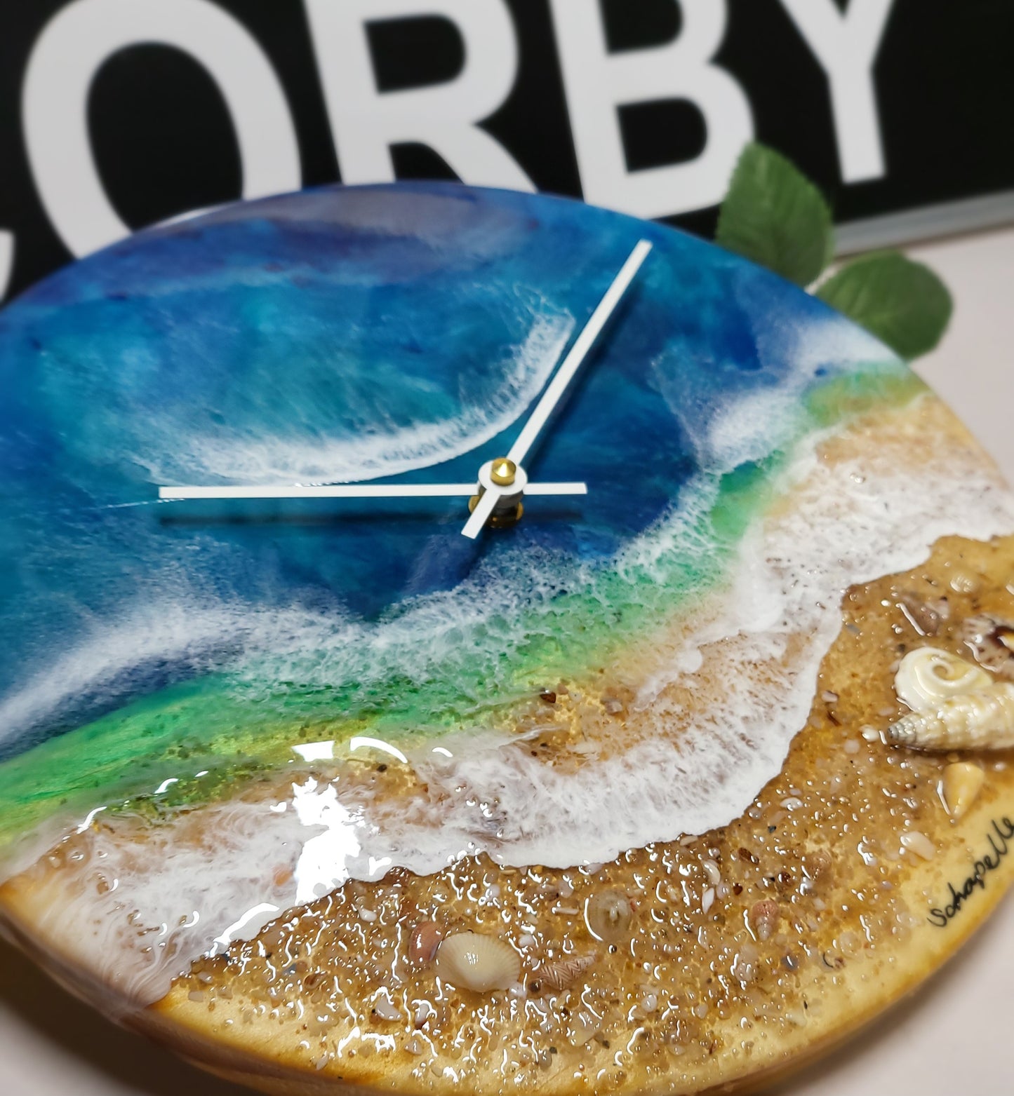 Epoxy Resin Wall Clock Regular (ab1761)