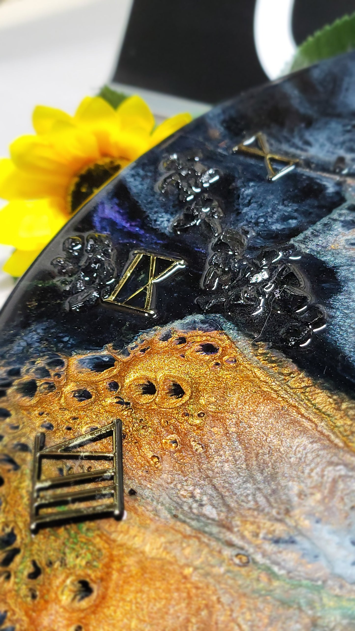 Epoxy Resin Wall Clock Regular (ab1739)