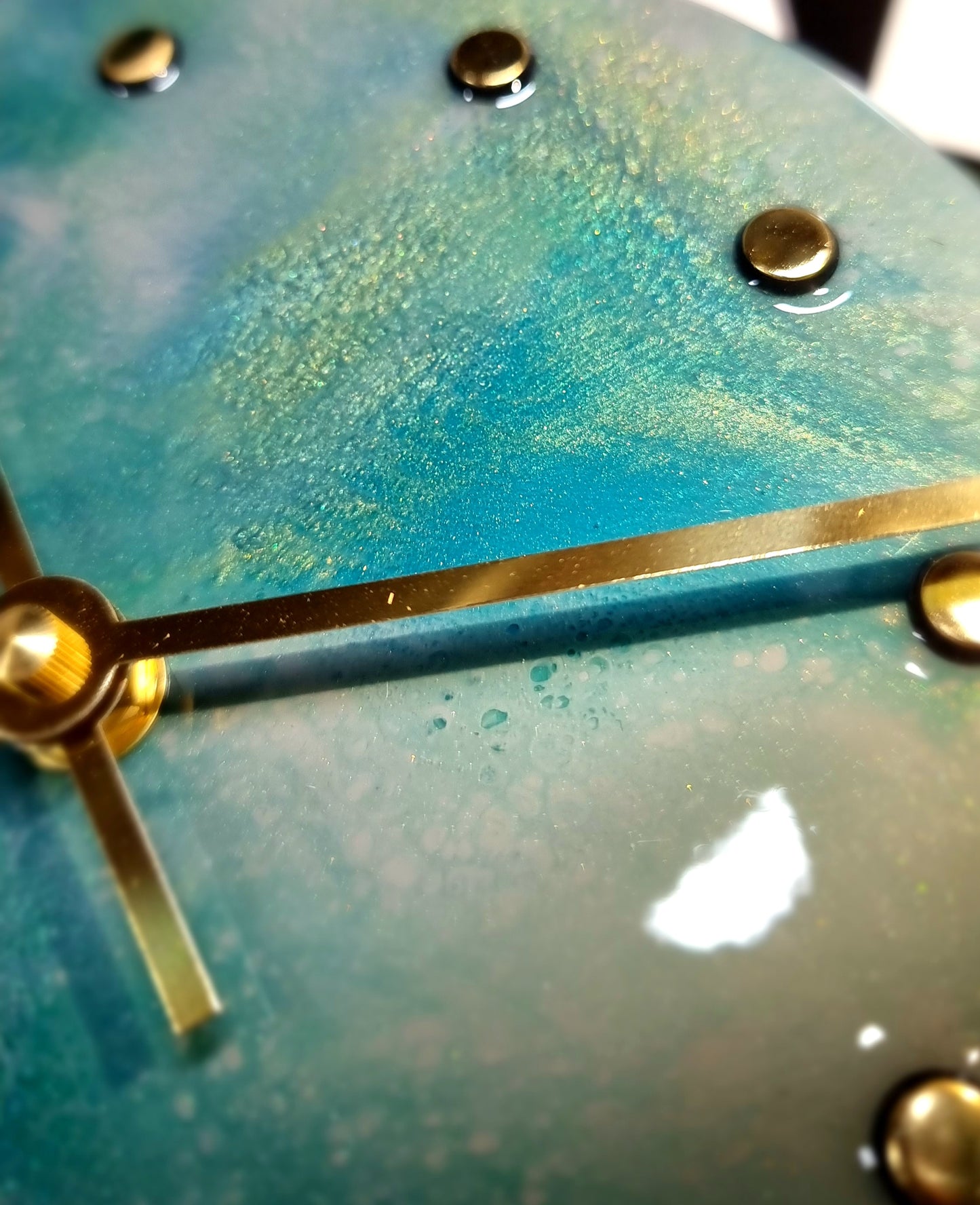 Epoxy Resin Wall Clock Small (ab1515)