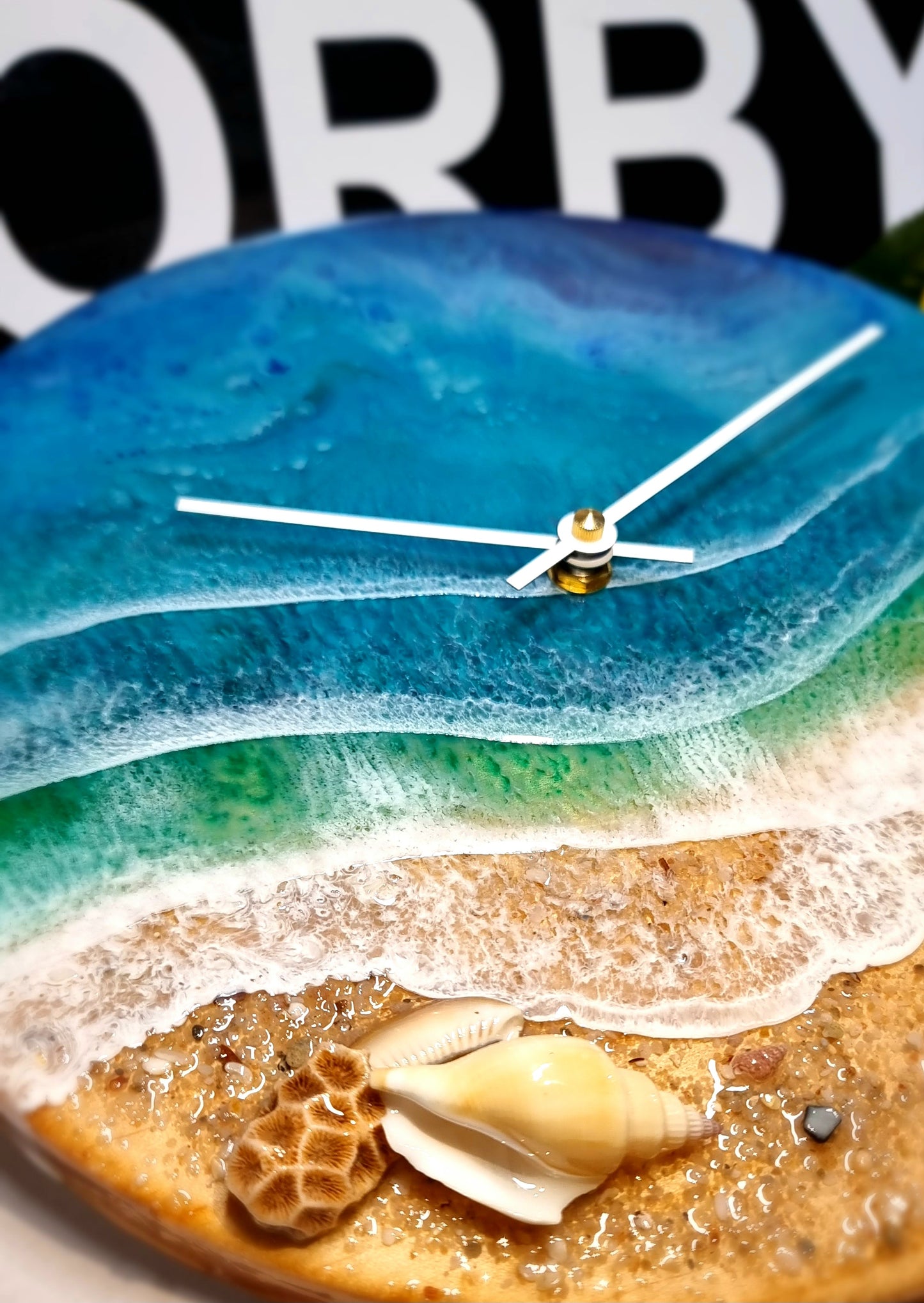 Epoxy Resin Wall Clock Regular (ab1641)