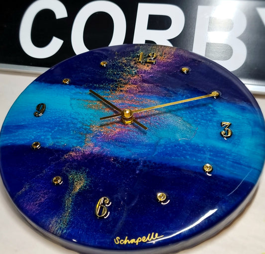 Epoxy Resin Wall Clock Regular (ab1687)