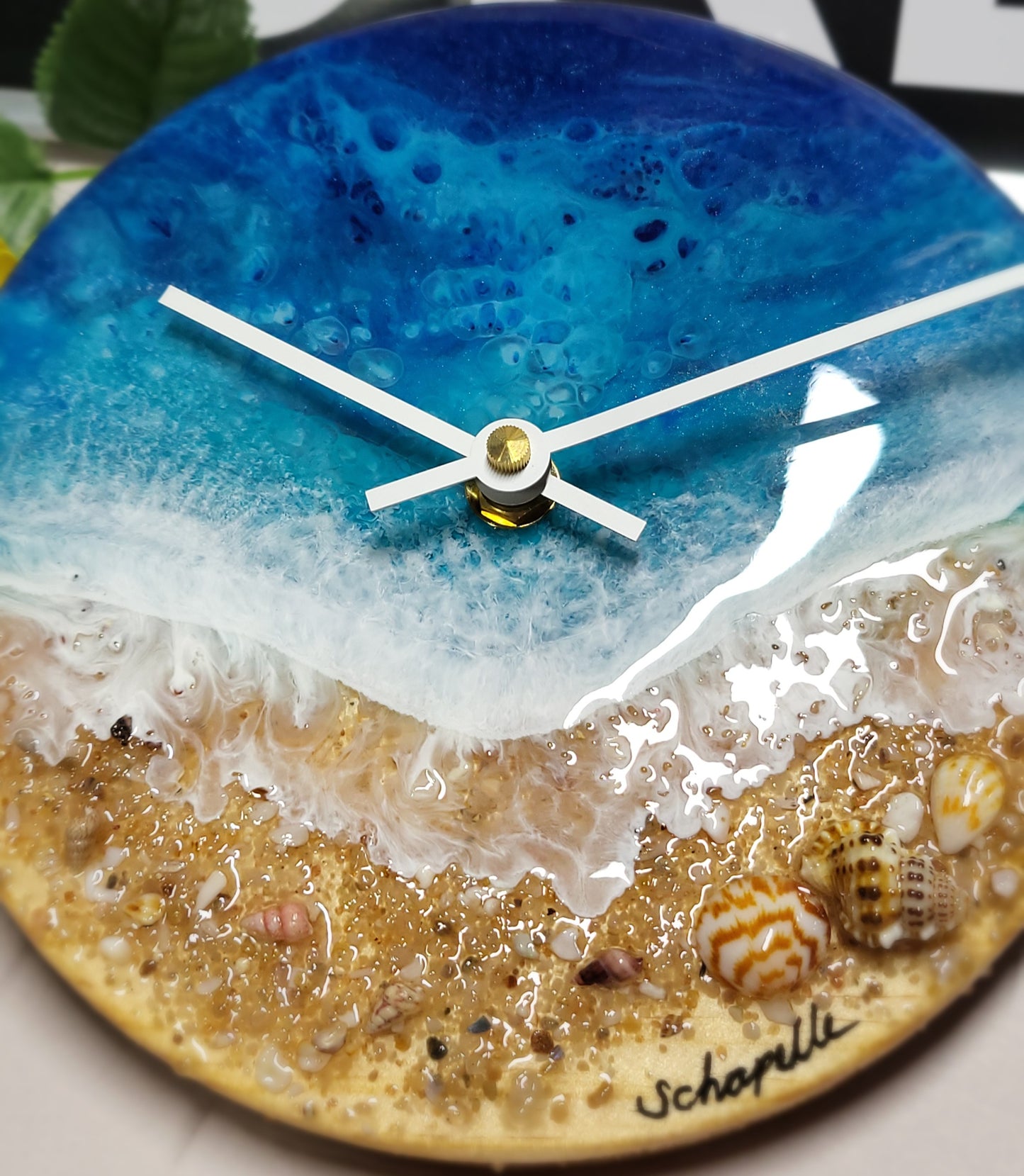 Epoxy Resin Wall Clock Small (ab1733)