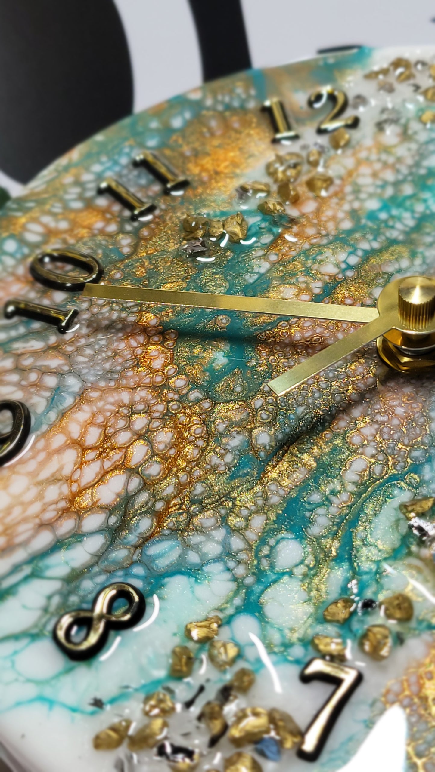 Epoxy Resin Wall Clock Small (ab1748)
