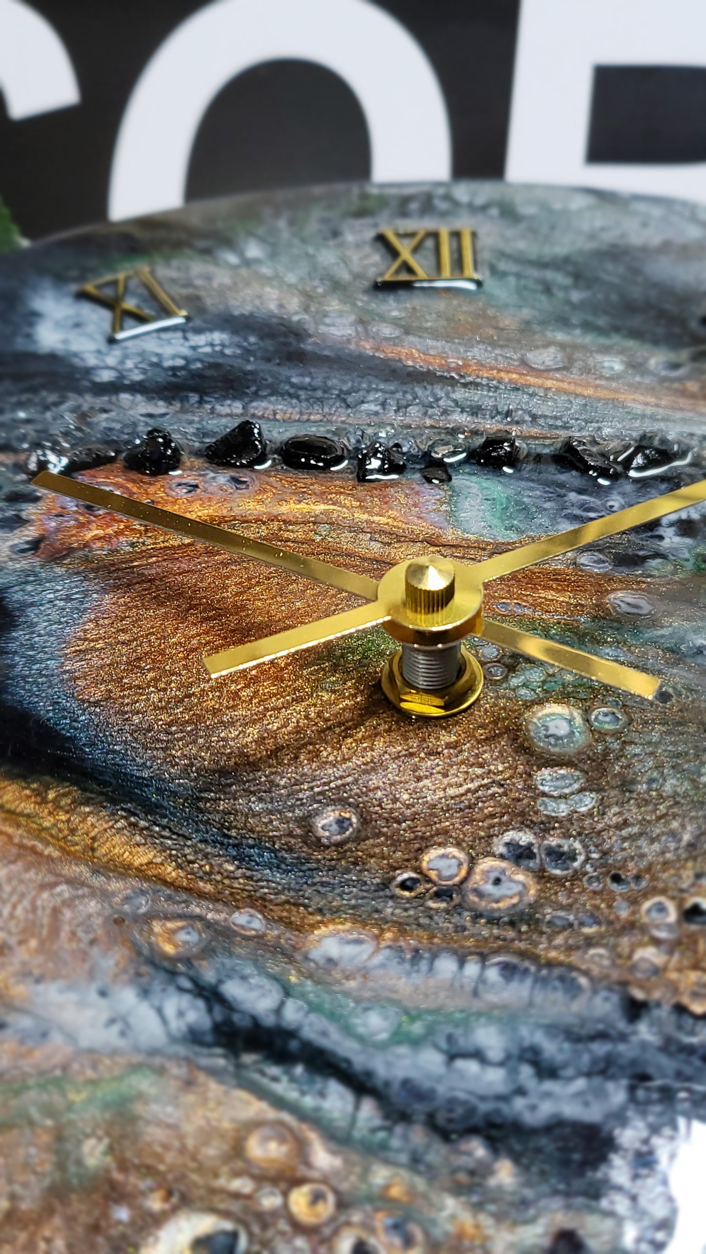 Epoxy Resin Wall Clock Regular (ab1739)