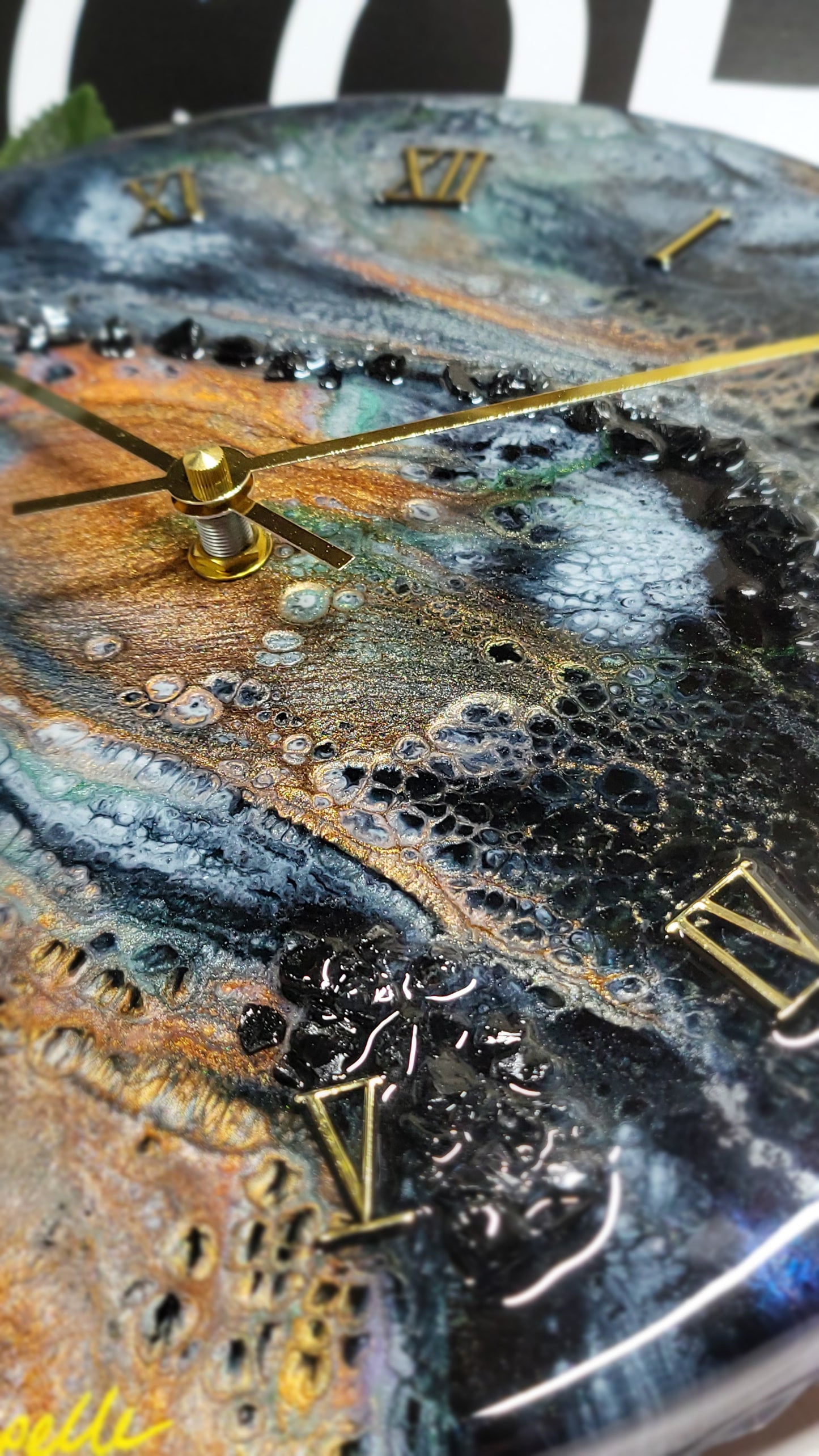 Epoxy Resin Wall Clock Regular (ab1739)