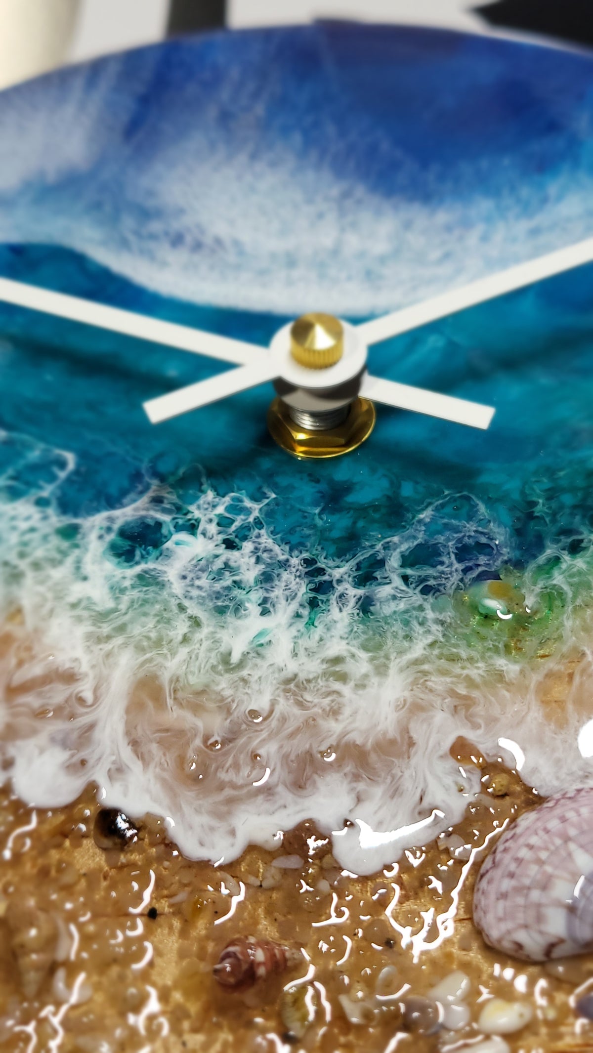 Epoxy Resin Wall Clock Small (ab1767)