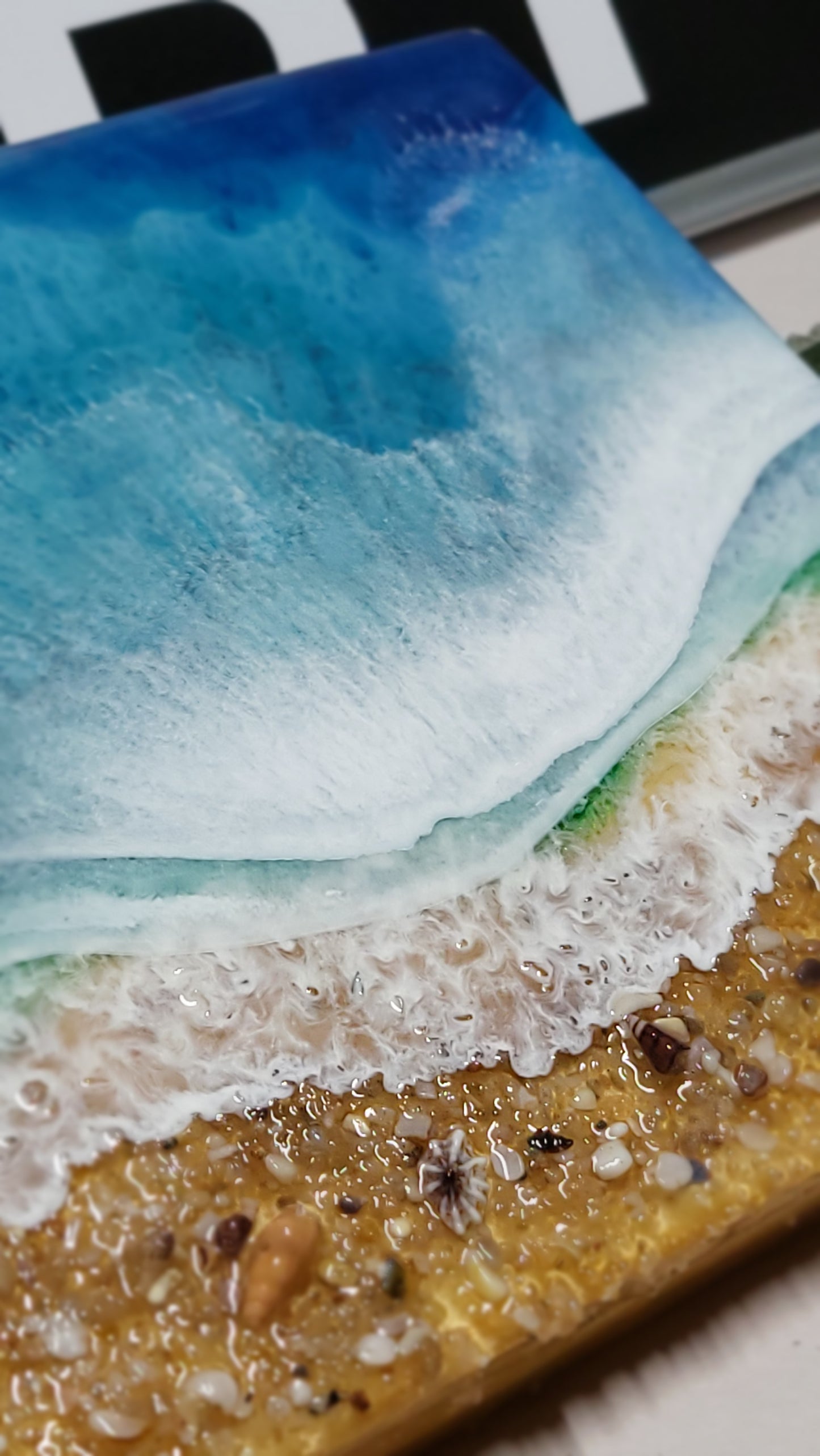 Epoxy Resin Ocean Wall Art (ab1715)
