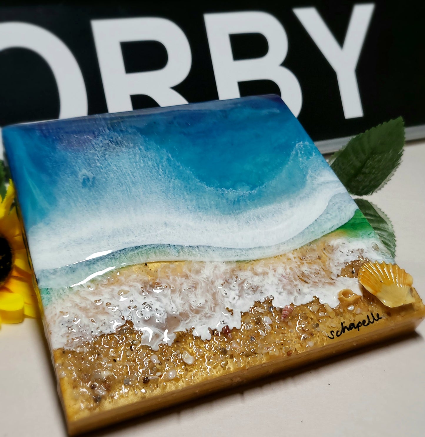 Epoxy Resin Ocean Wall Art