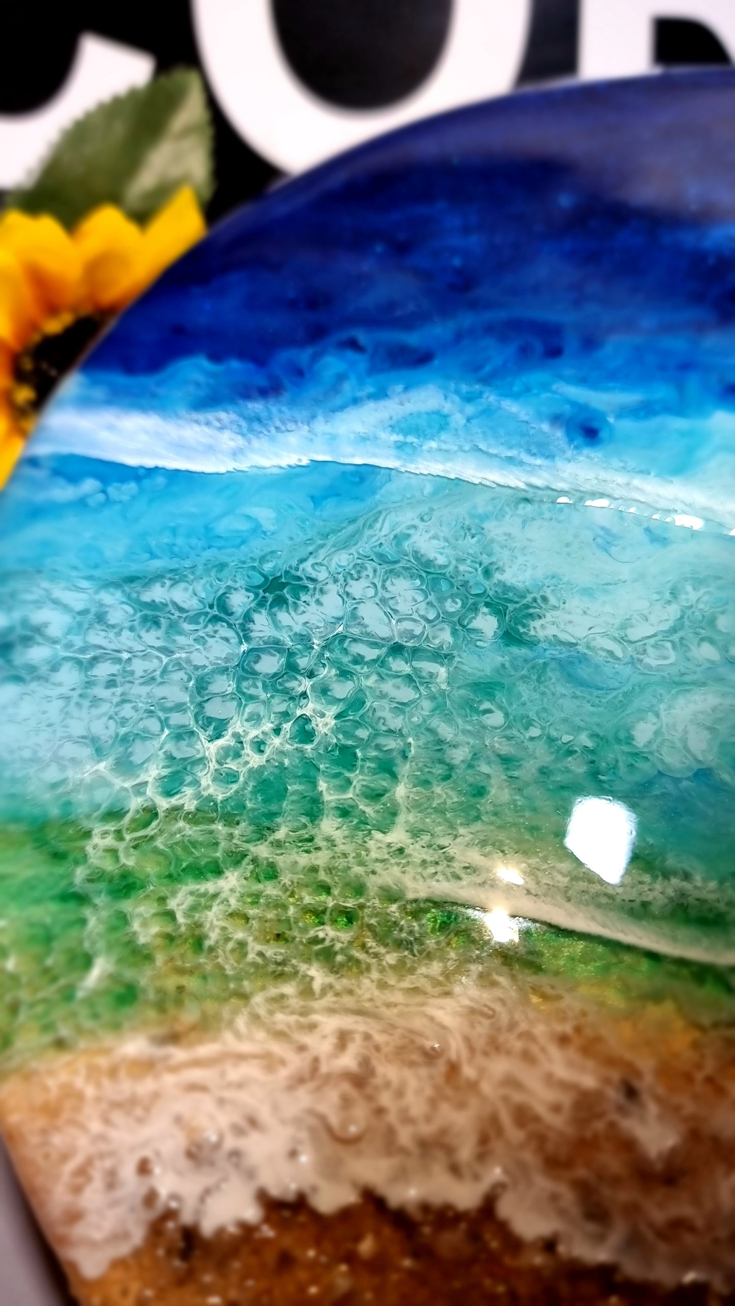 Epoxy Resin Wall Clock Regular (ab1622)