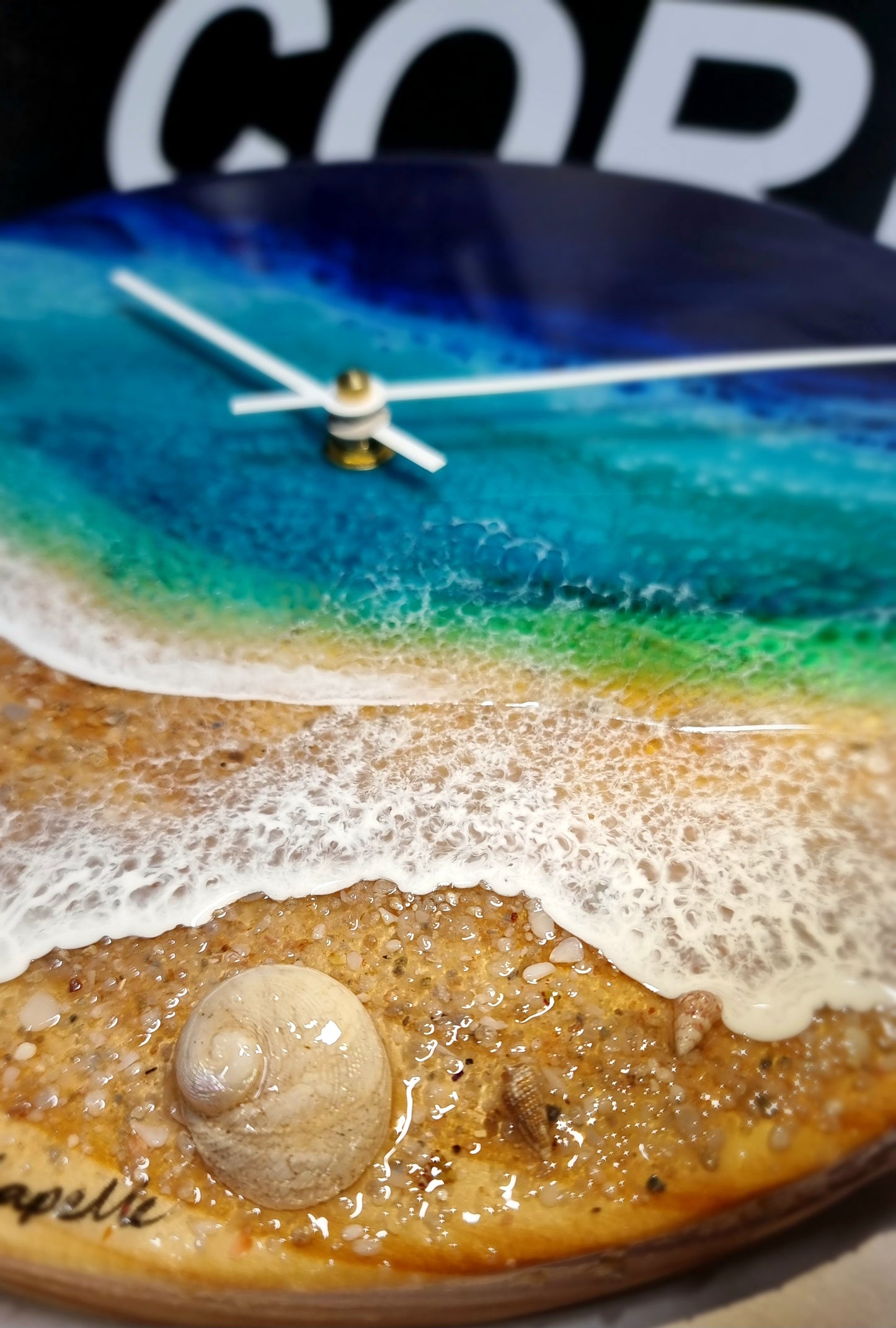 Epoxy Resin Wall Clock Regular (ab1682)