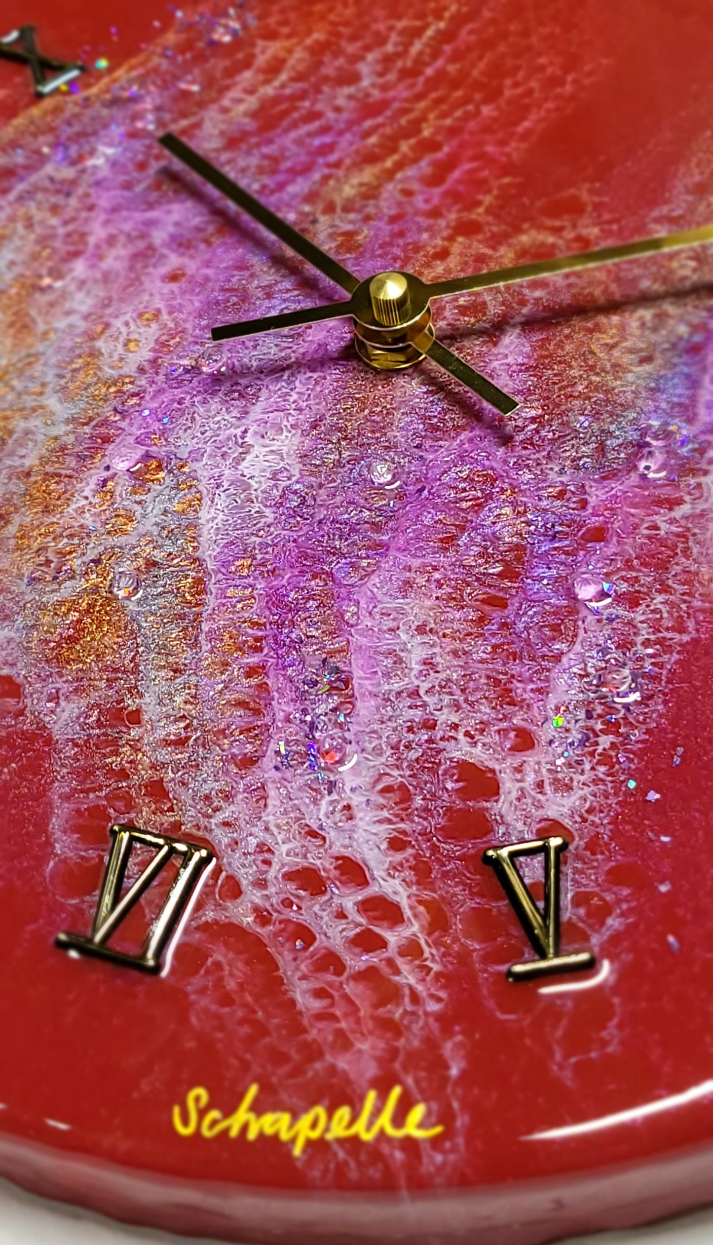 Epoxy Resin Wall Clock Regular (ab1724)