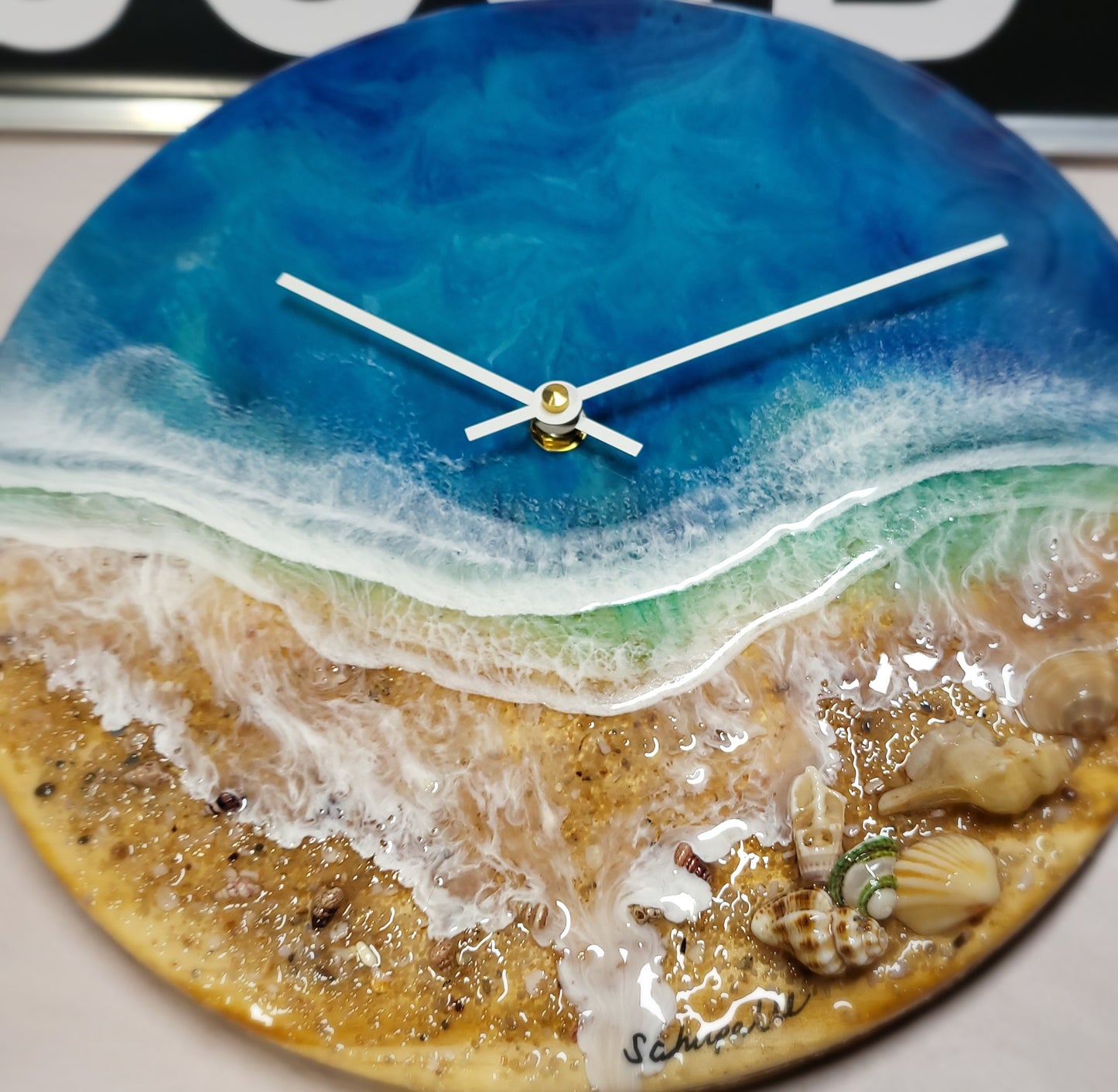 Epoxy Resin Wall Clock Regular (ab1763)