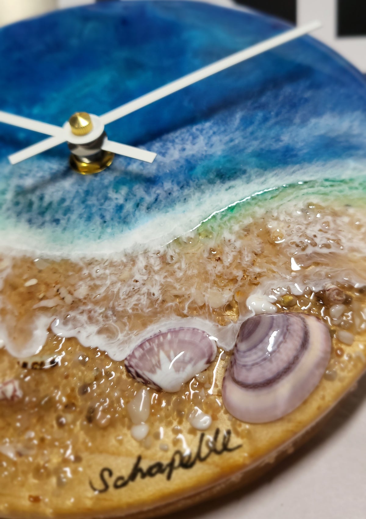 Epoxy Resin Wall Clock Small (ab1772)