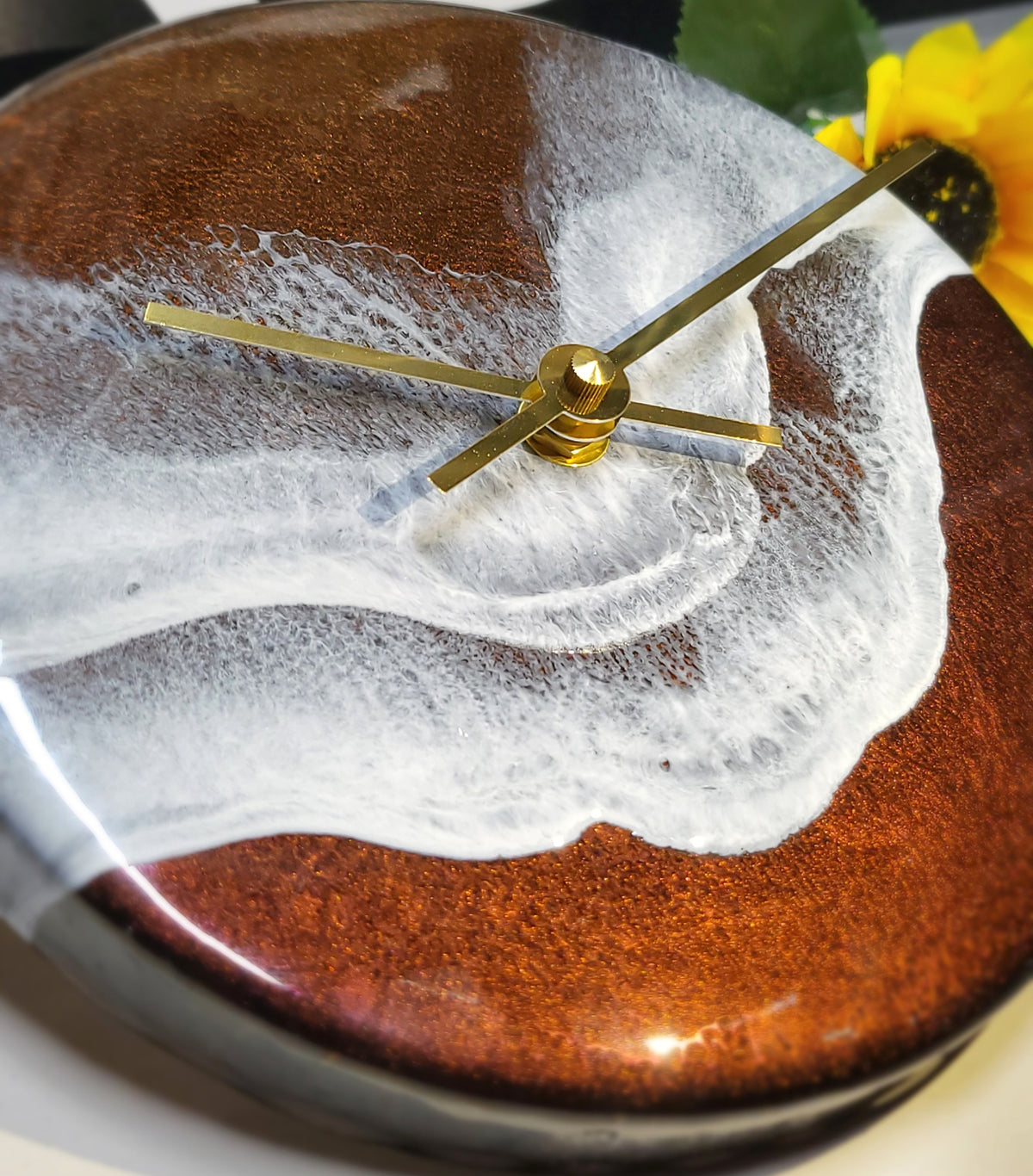 Epoxy Resin Wall Clock Small (ab1779)