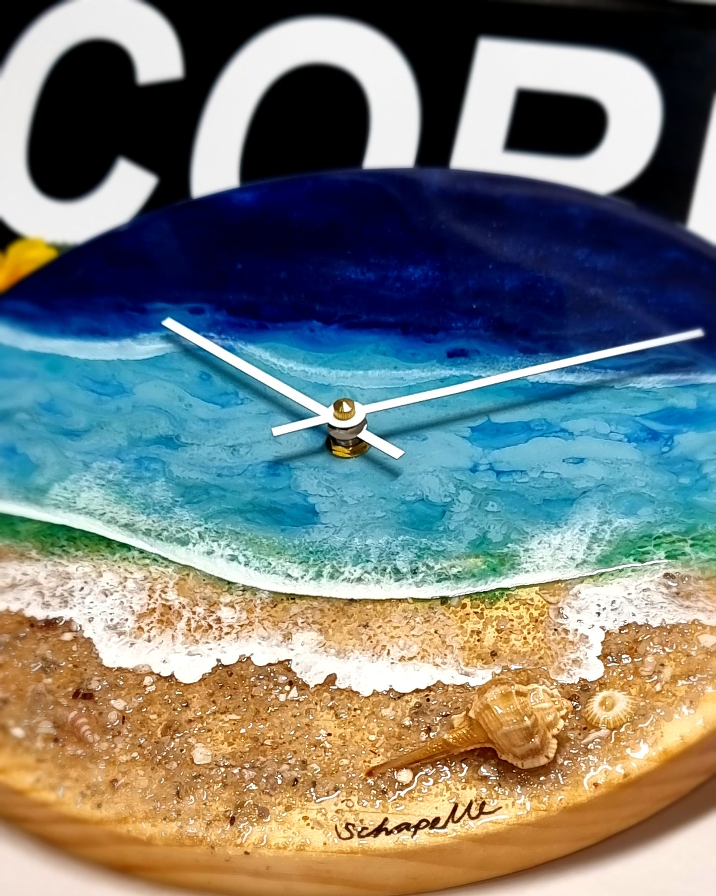 Epoxy Resin Wall Clock Regular (ab1620)