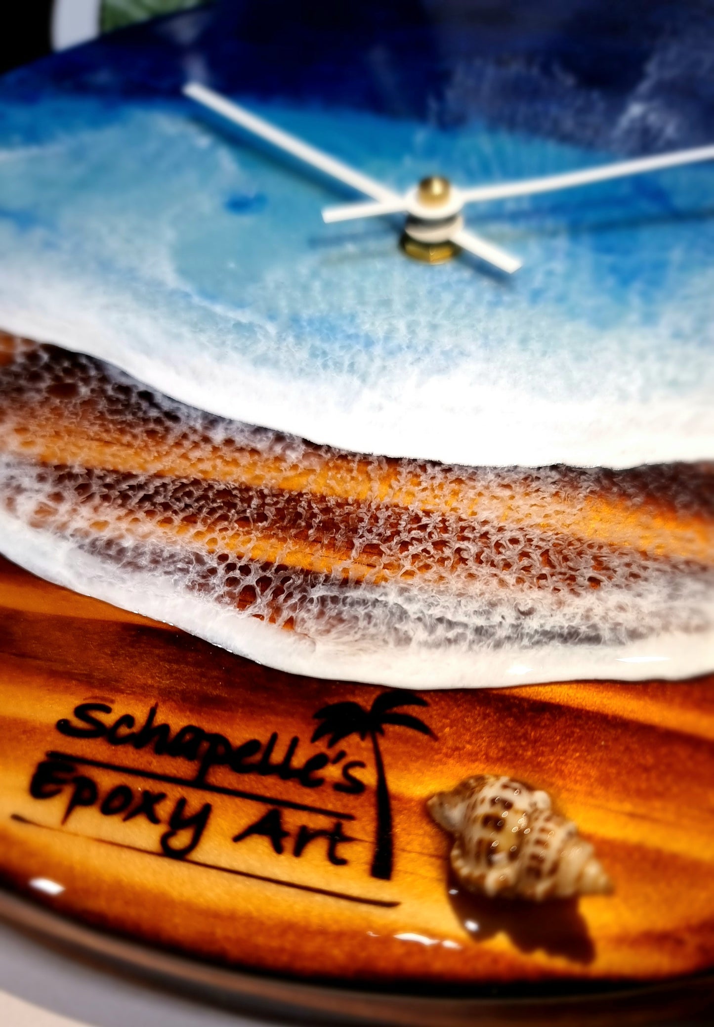 Epoxy Resin Wall Clock Regular (ab1616)