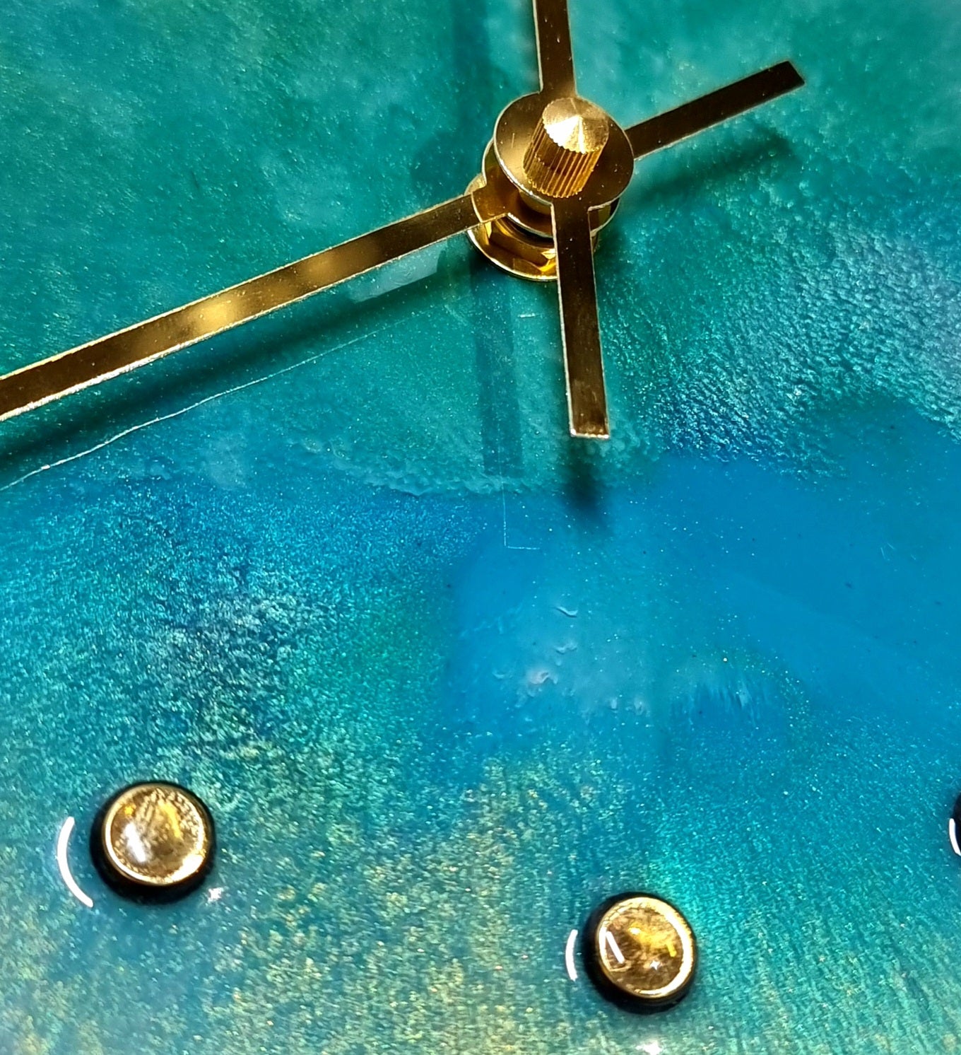 Epoxy Resin Wall Clock Small (ab1514)