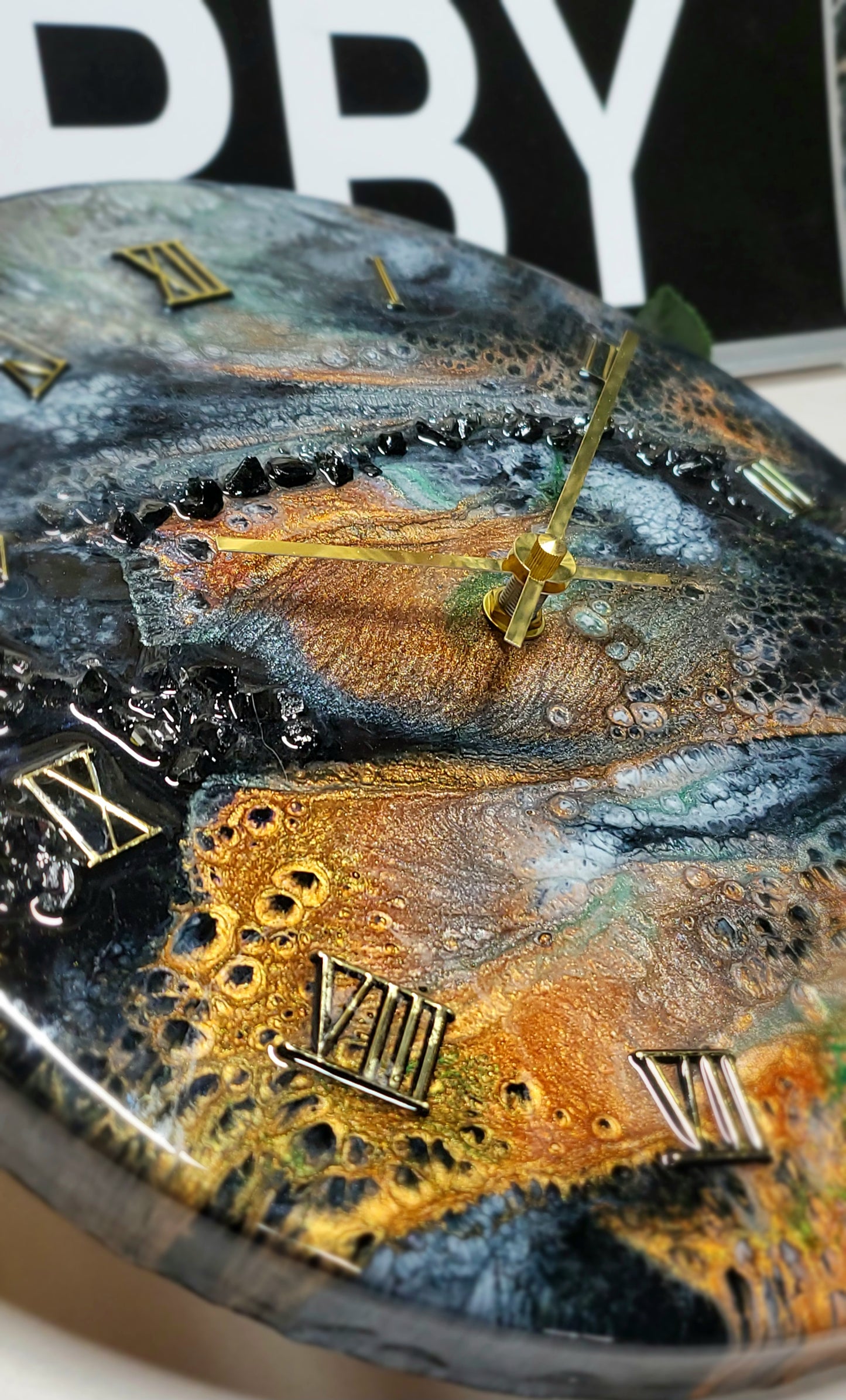 Epoxy Resin Wall Clock Regular (ab1739)