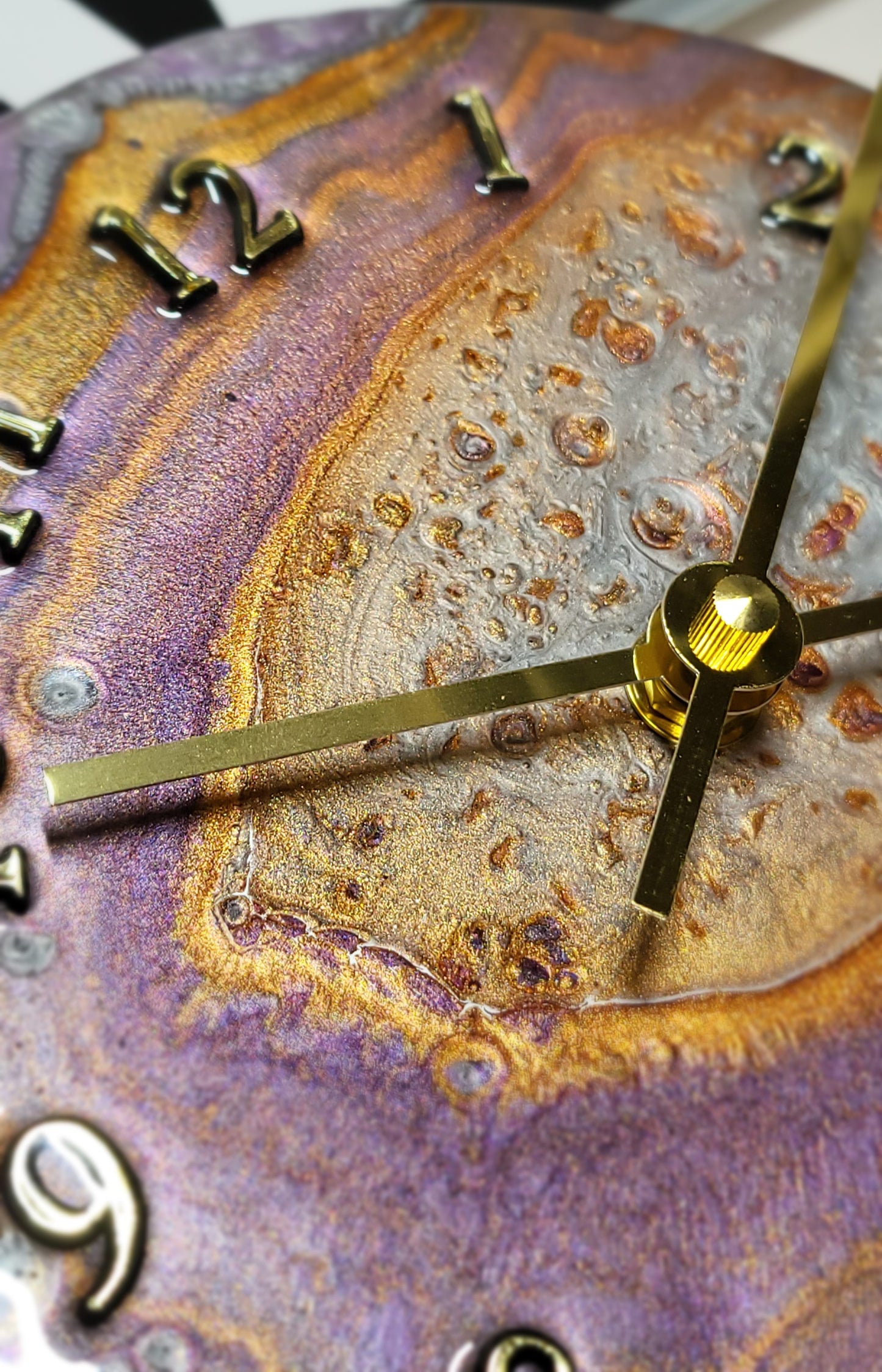 Epoxy Resin Wall Clock Small (ab1759)