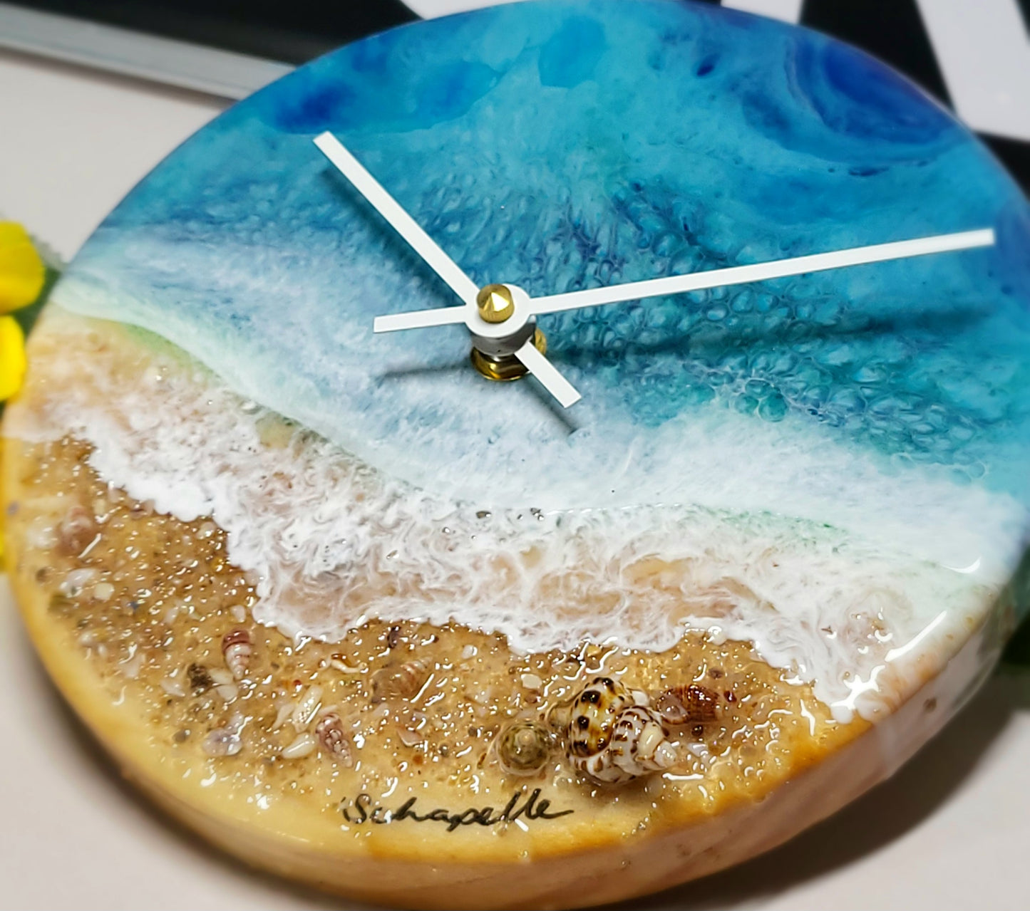 Epoxy Resin Wall Clock Small (ab1711)
