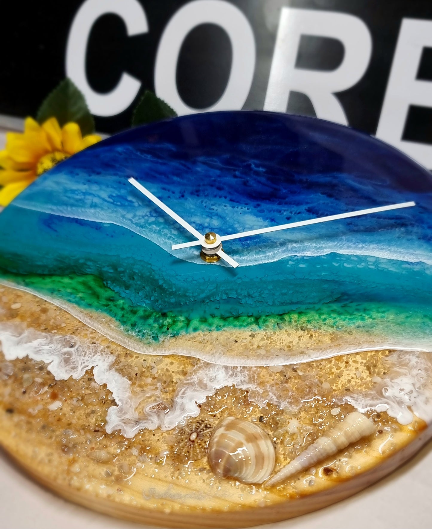Epoxy Resin Wall Clock Regular (ab1676)