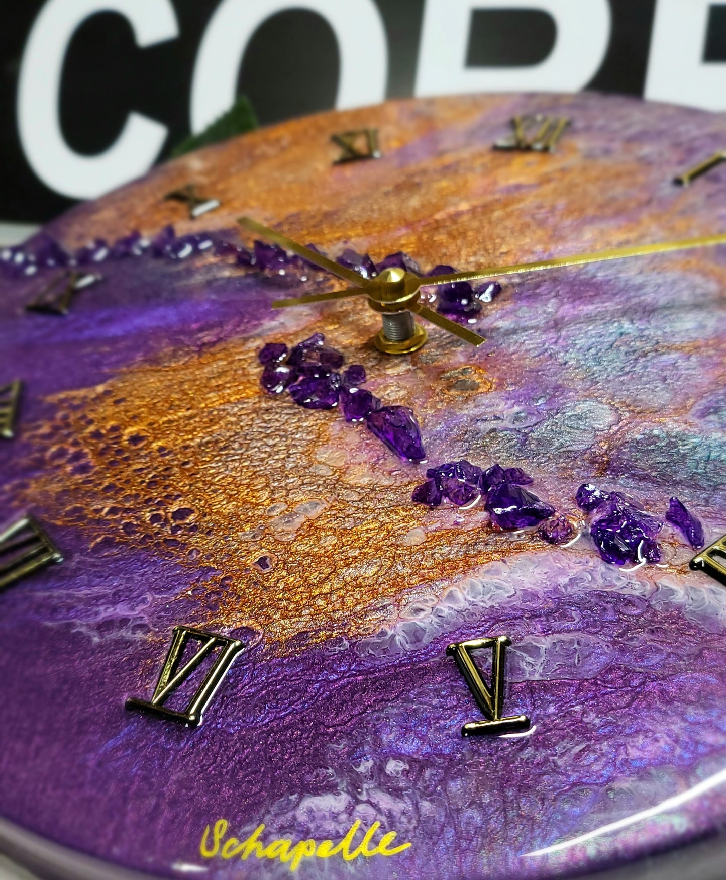 Epoxy Resin Wall Clock Regular (ab1722)