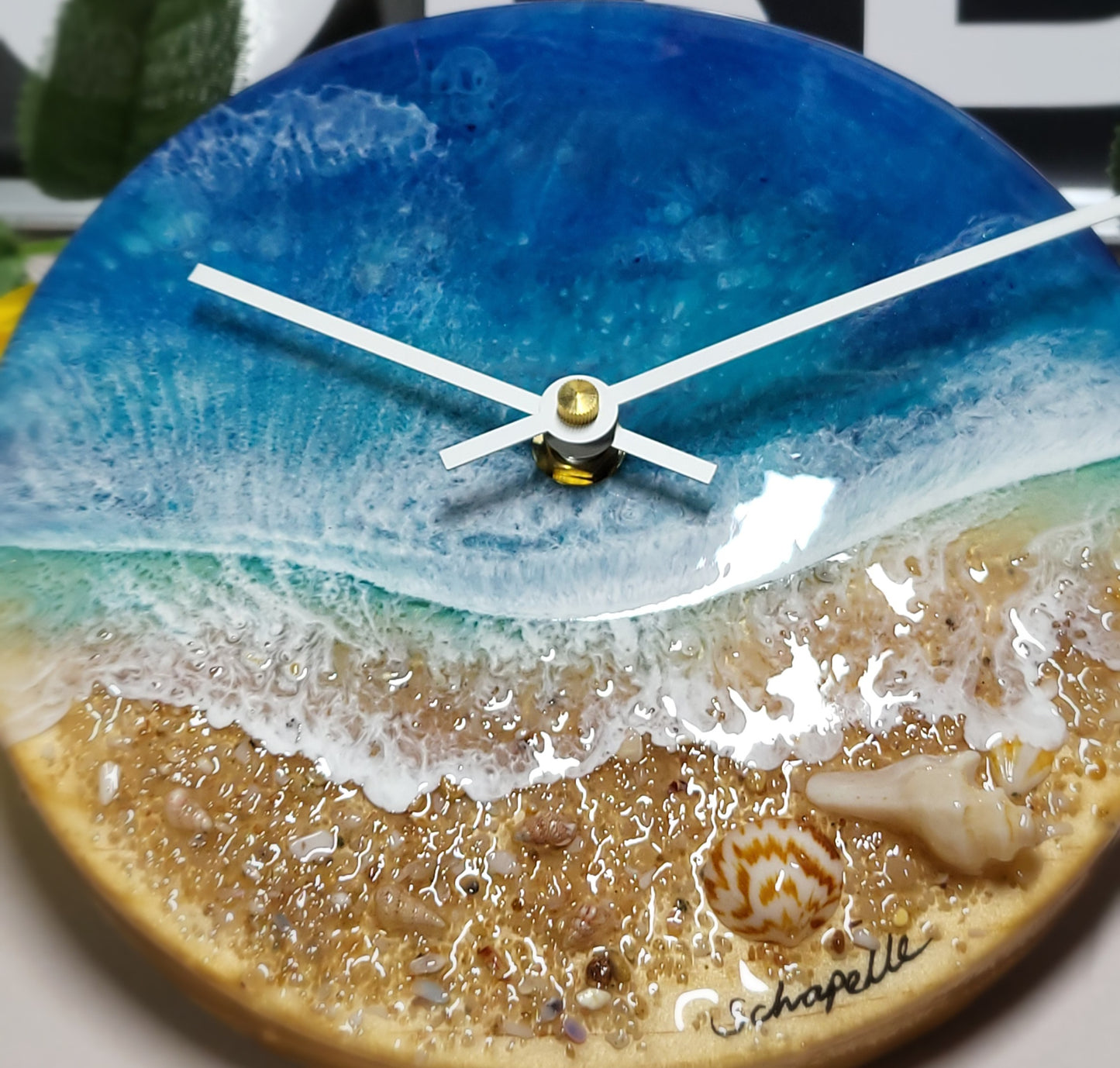 Epoxy Resin Wall Clock Small (ab1737)