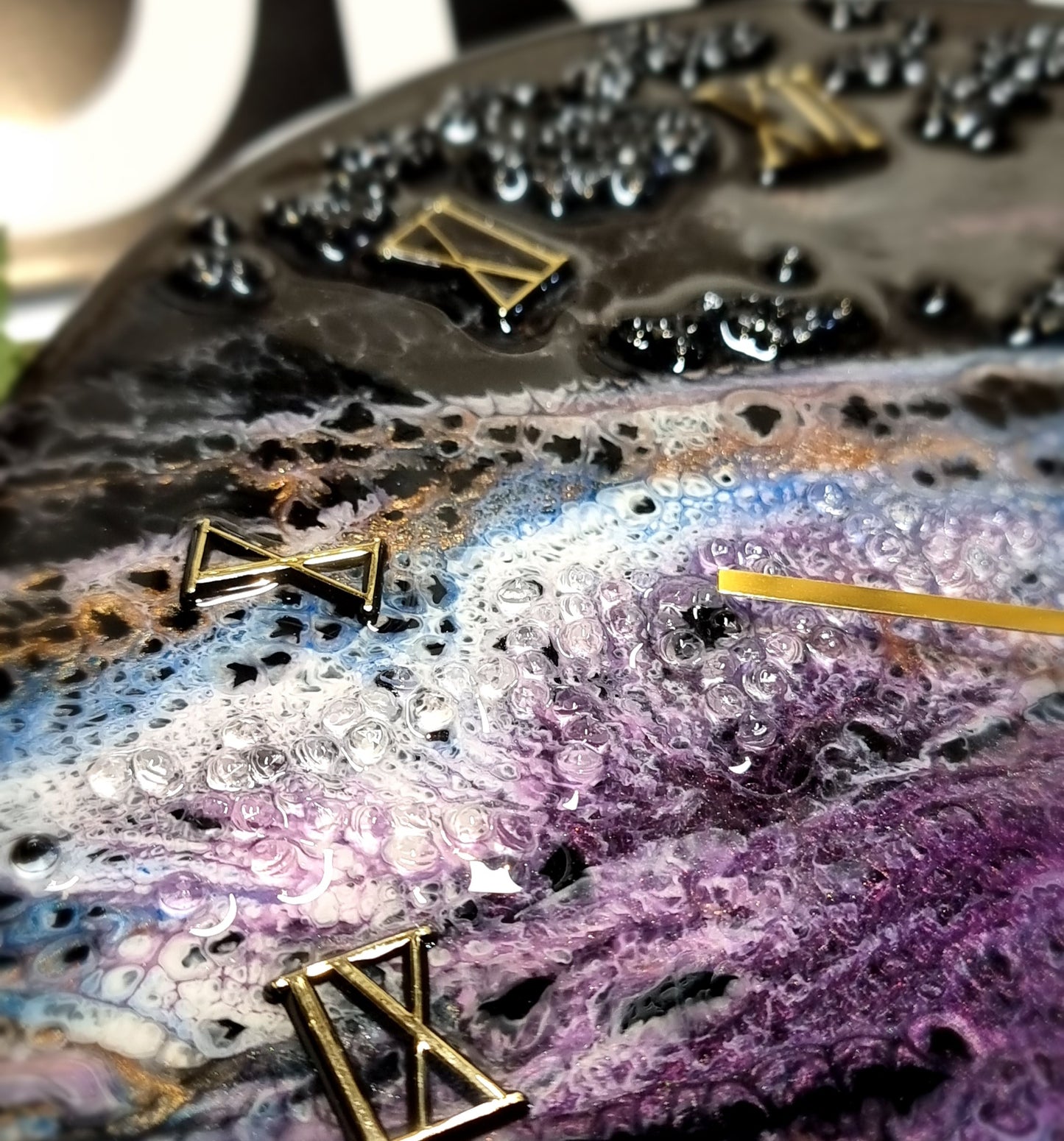 Epoxy Resin Wall Clock Regular (ab1642)