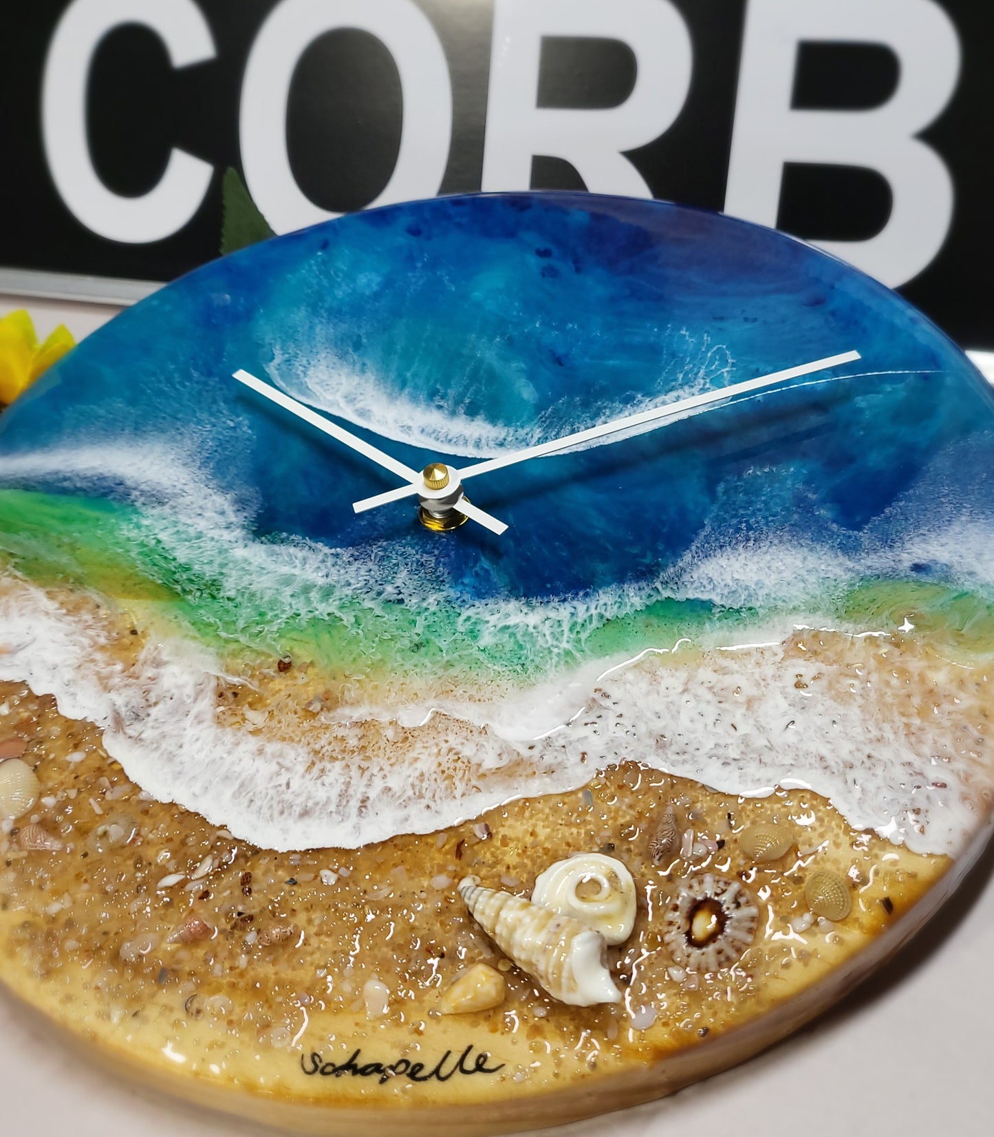 Epoxy Resin Wall Clock Regular (ab1761)