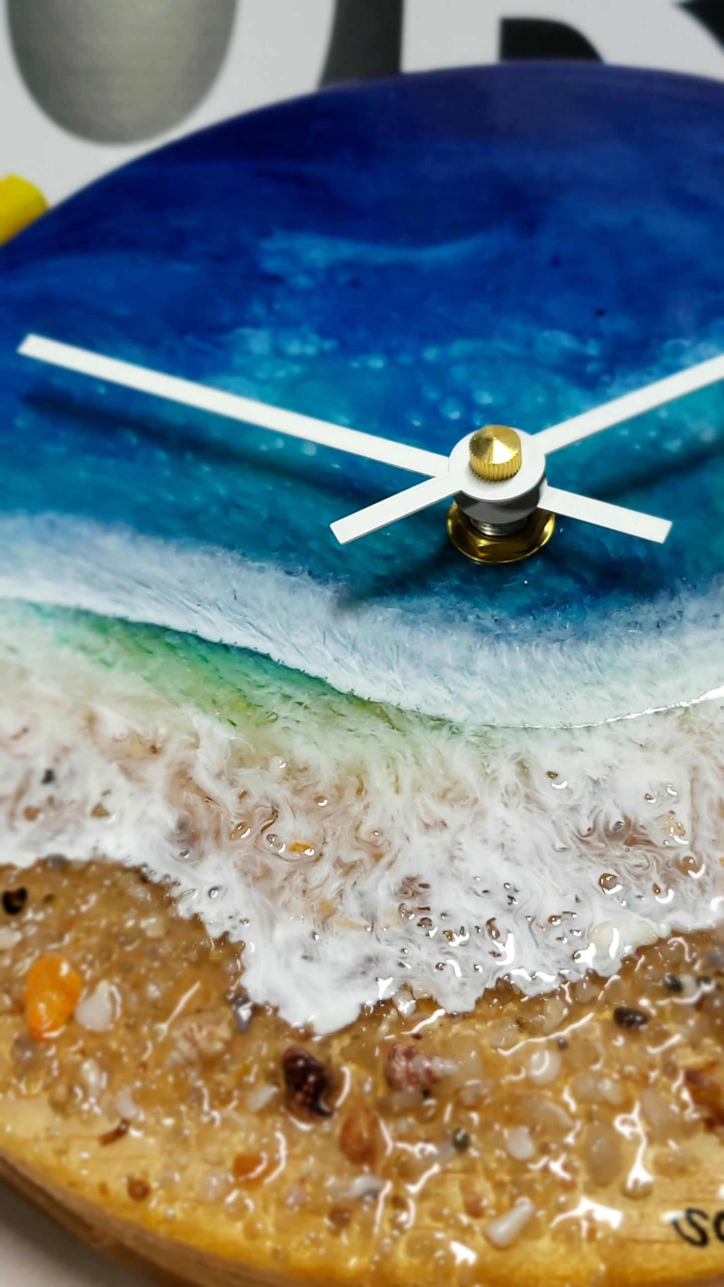 Epoxy Resin Wall Clock Small (ab1720)