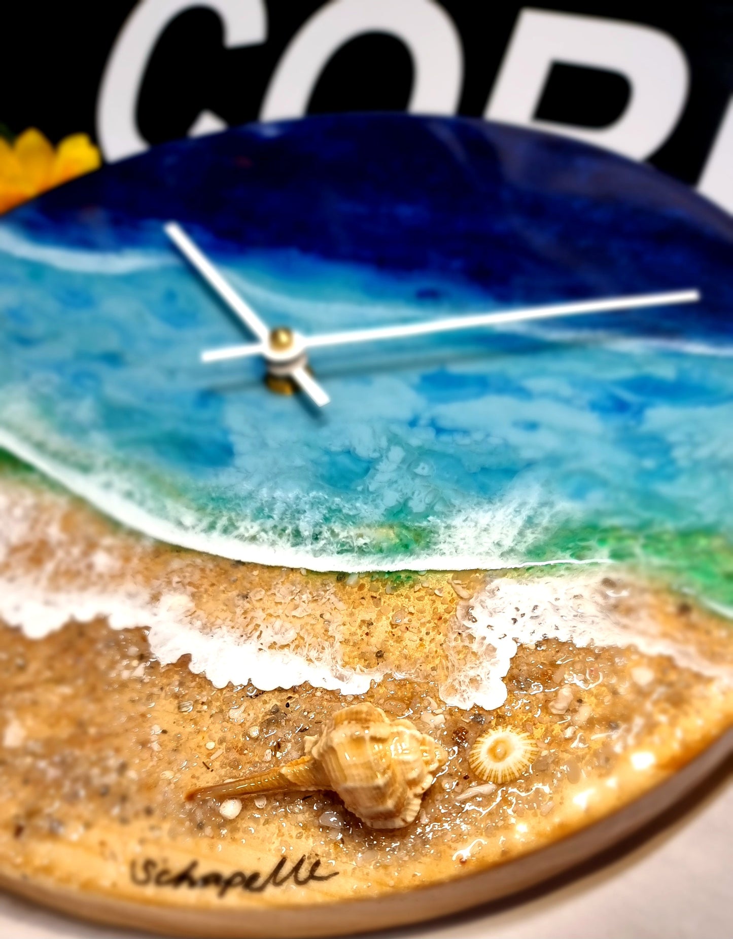 Epoxy Resin Wall Clock Regular (ab1620)