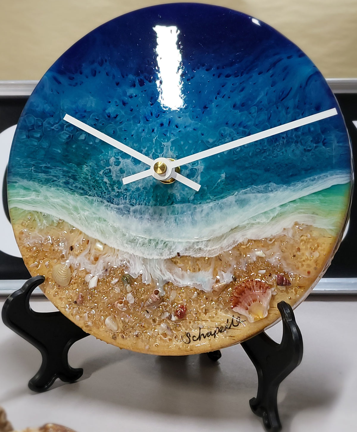 Epoxy Resin Wall Clock Small (ab1766)