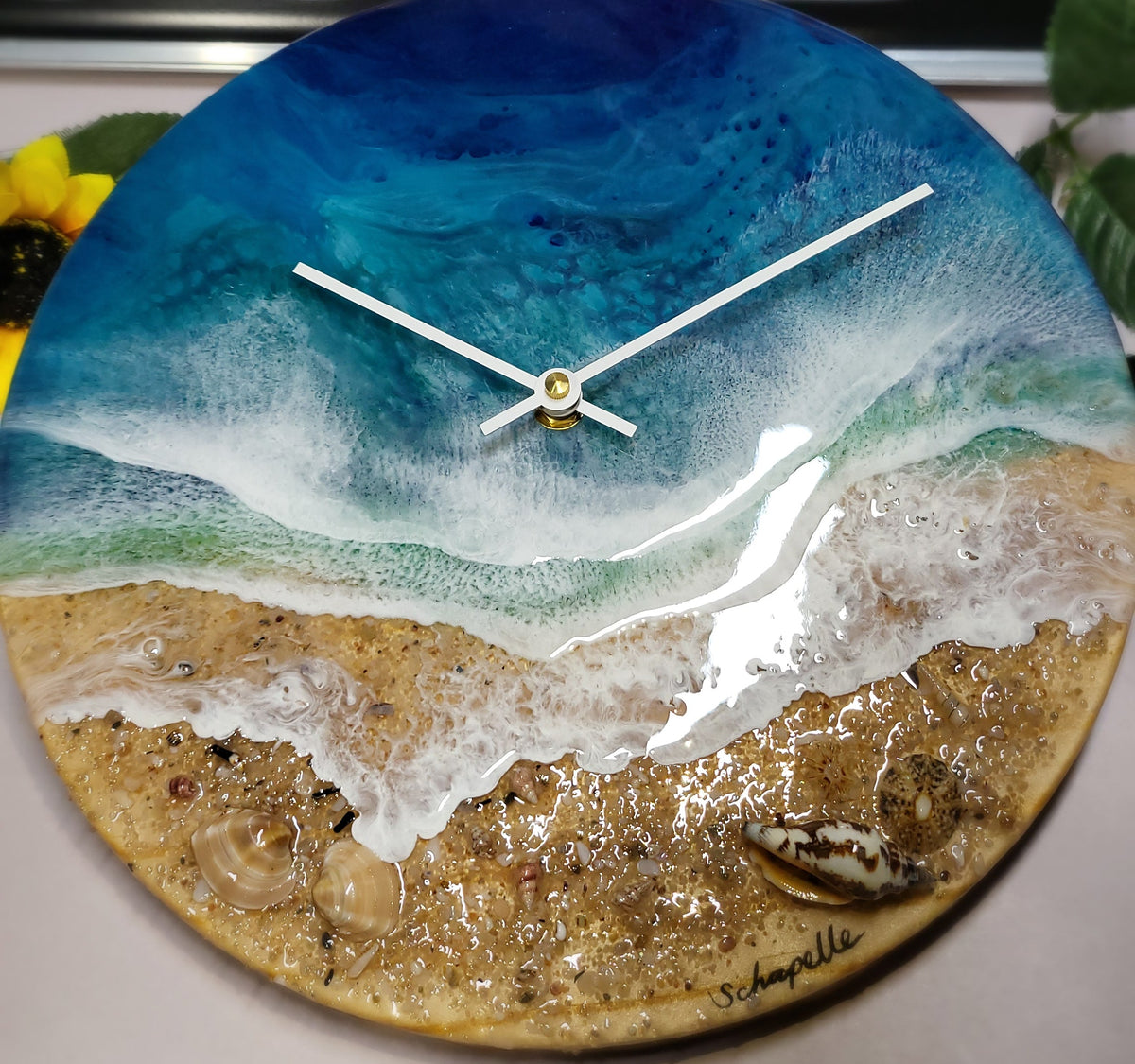 Epoxy Resin Wall Clock Regular (ab1784)