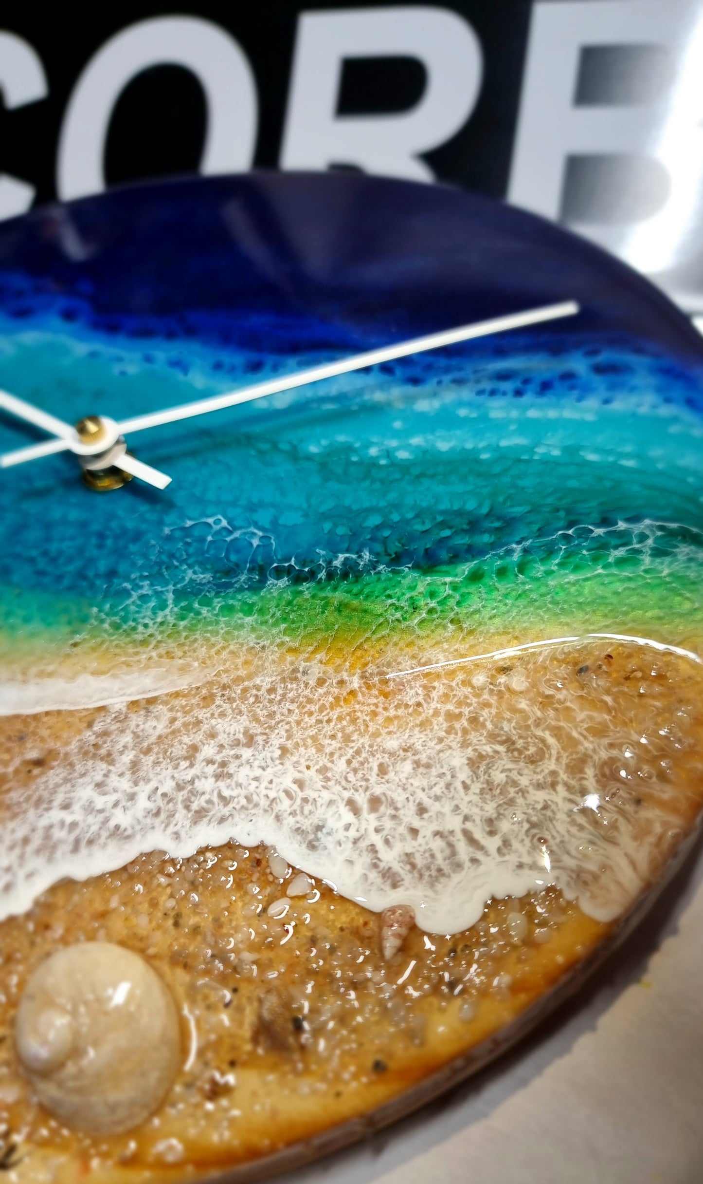Epoxy Resin Wall Clock Regular (ab1682)