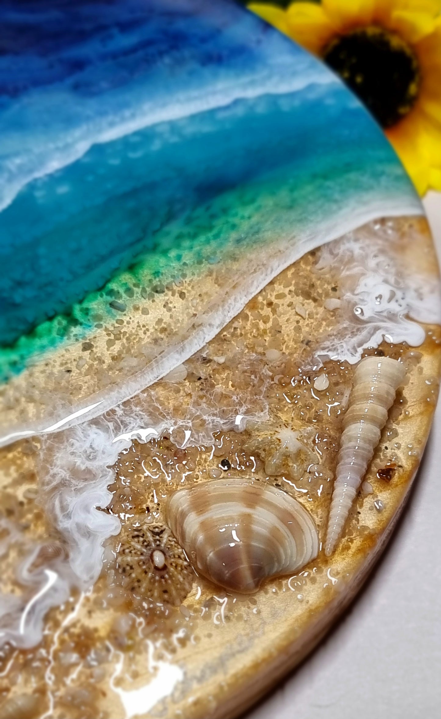 Epoxy Resin Wall Clock Regular (ab1676)