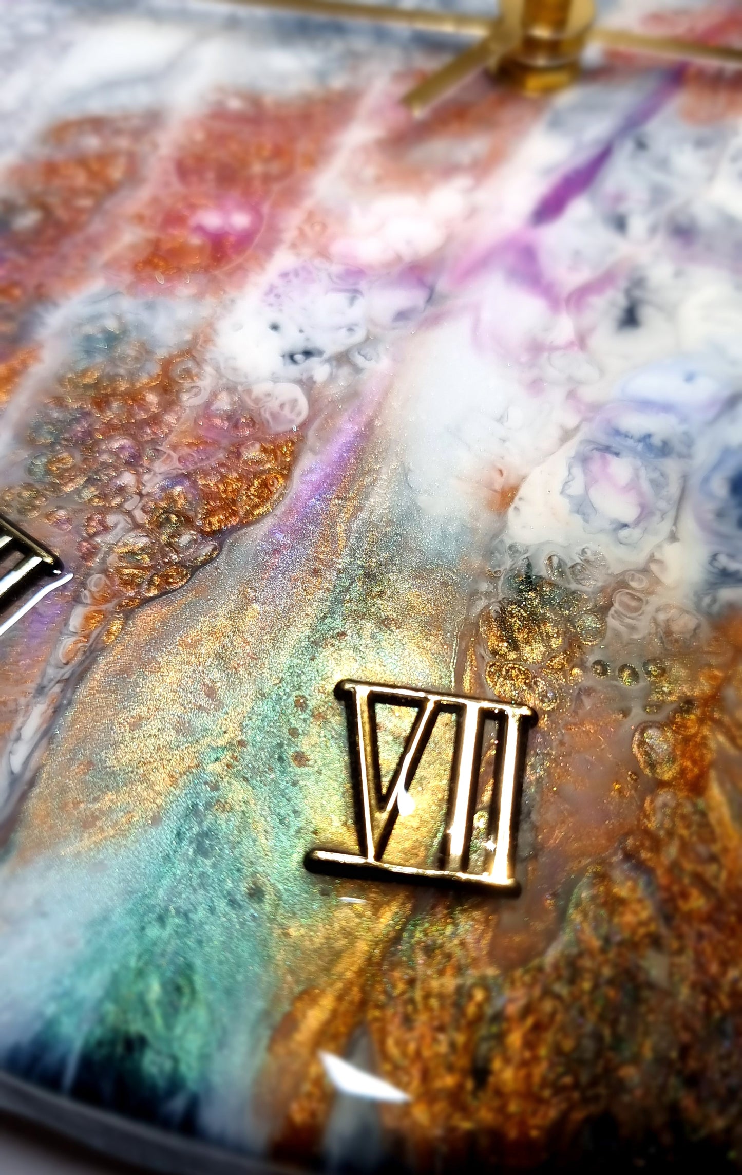 Epoxy Resin Wall Clock Regular (ab1594)